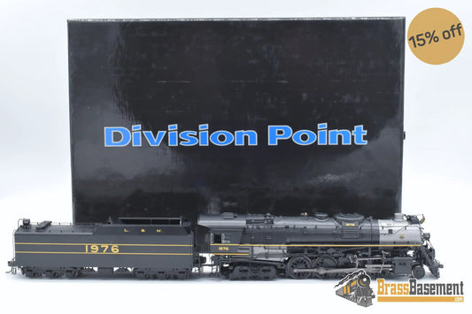 Ho Brass - Division Point 8223 Louisville & Nashville L&N 2-8-4 “Big Emma” #1976 F/P Steam