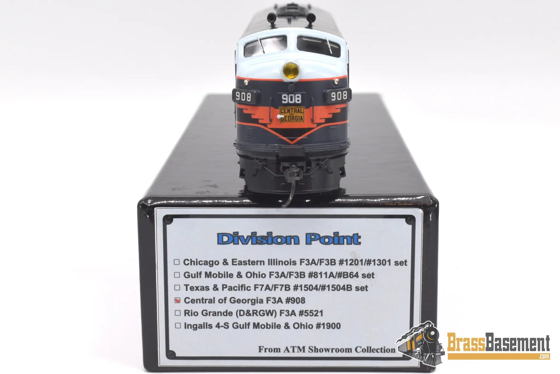 Ho Brass - Division Point Central Of Georgia Cog F3A #908 Blue/Gray/Orange Diesel