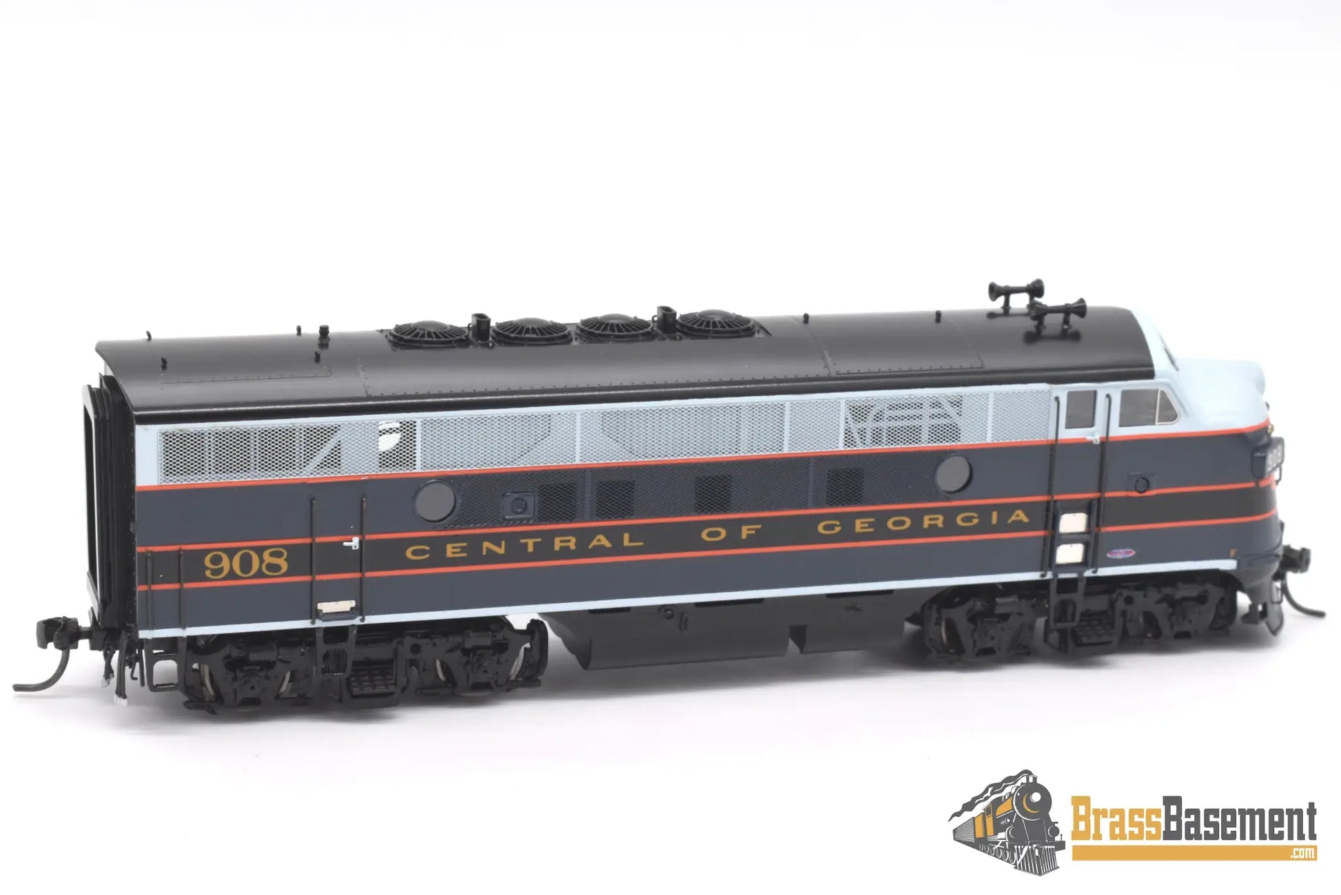 Ho Brass - Division Point Central Of Georgia Cog F3A #908 Blue/Gray/Orange Diesel