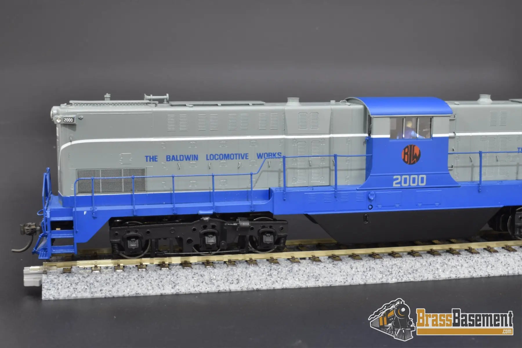 Ho Brass - Division Point Demonstrator ’Blue Bird’ Baldwin Center Cab Mint Diesel