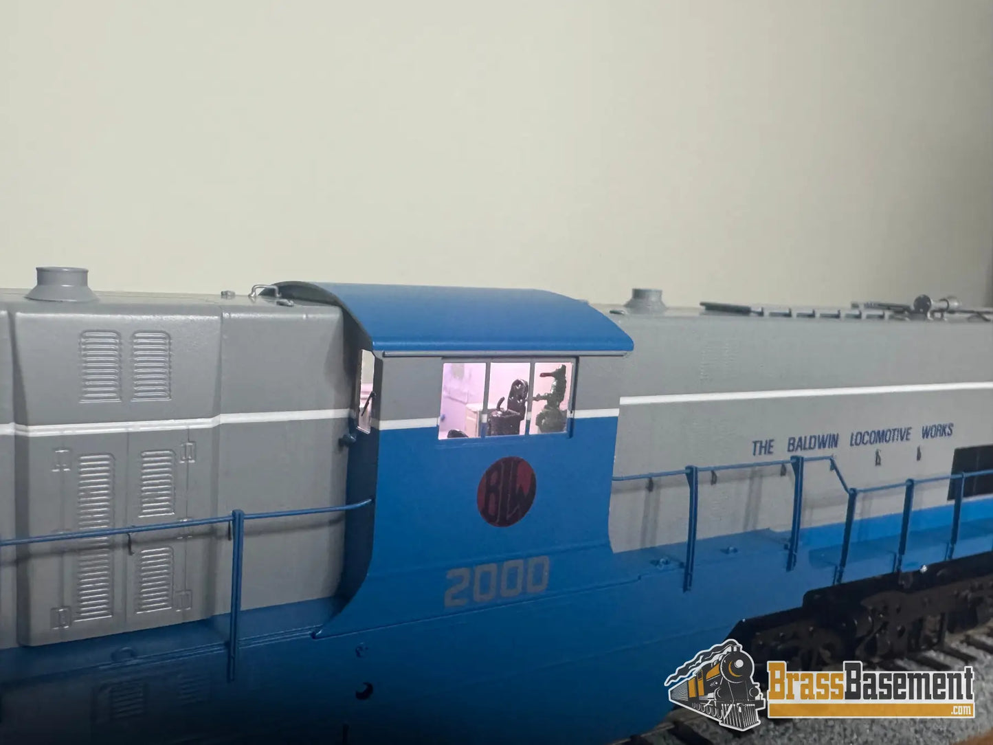 HO Brass - Division Point Demonstrator ’Blue Bird’ BALDWIN Center Cab - NEW DCC/Sound Diesel