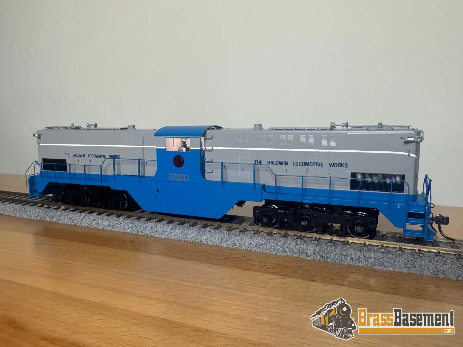 HO Brass - Division Point Demonstrator ’Blue Bird’ BALDWIN Center Cab - NEW DCC/Sound Diesel