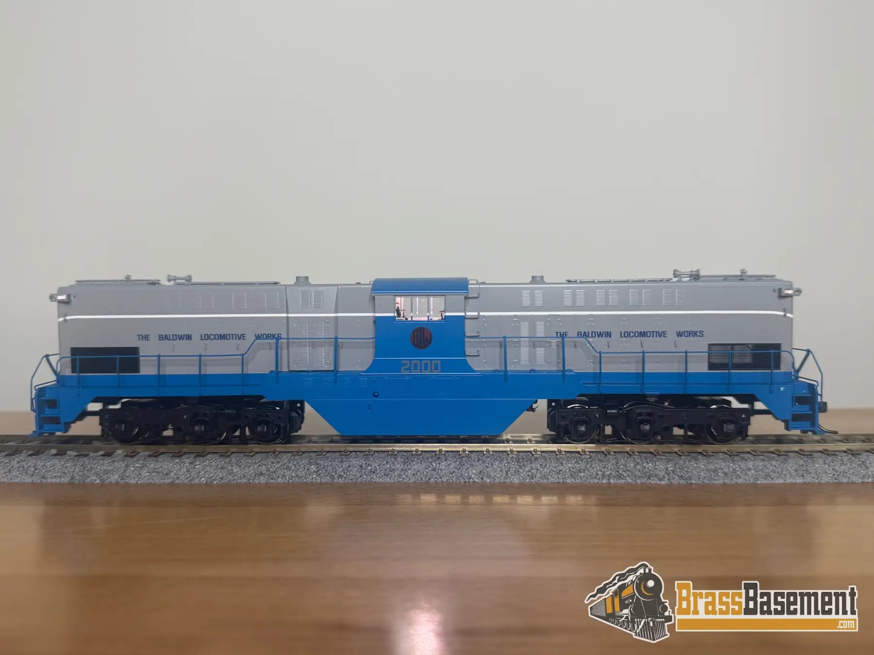 HO Brass - Division Point Demonstrator ’Blue Bird’ BALDWIN Center Cab - NEW DCC/Sound Diesel