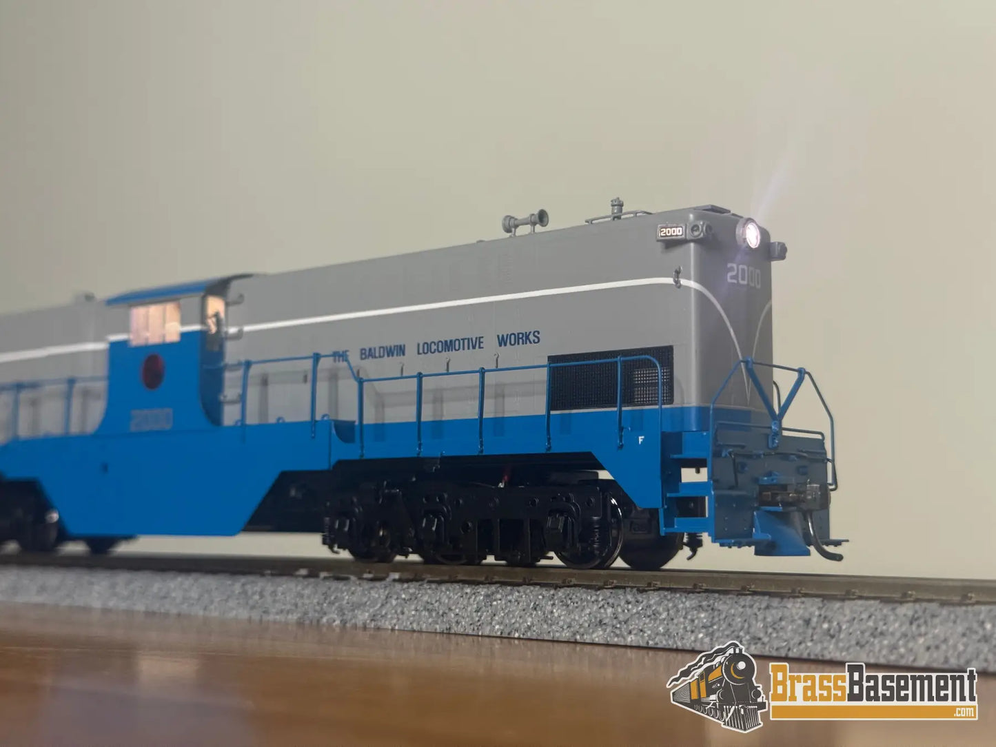 HO Brass - Division Point Demonstrator ’Blue Bird’ BALDWIN Center Cab - NEW DCC/Sound Diesel