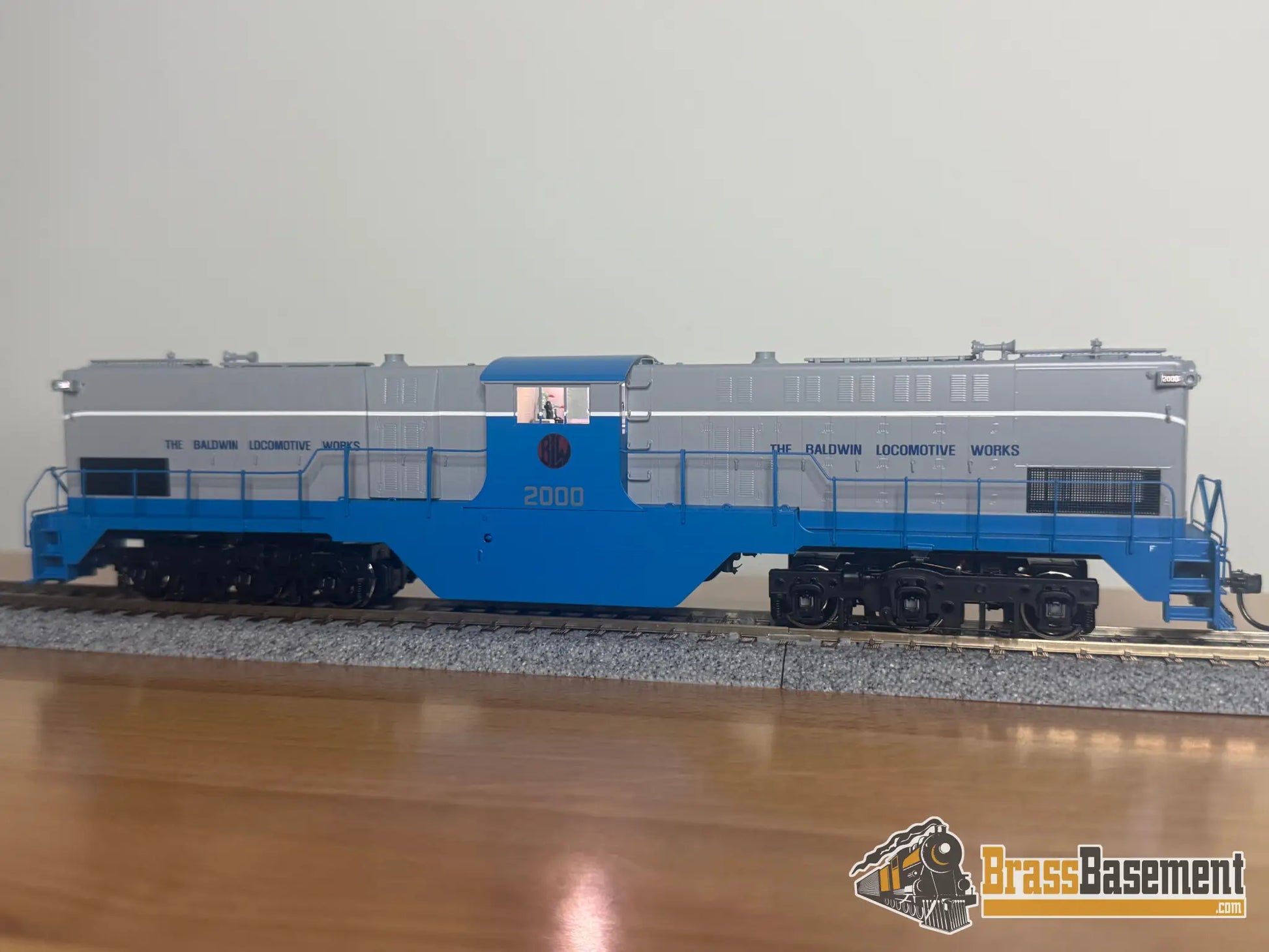 HO Brass - Division Point Demonstrator ’Blue Bird’ BALDWIN Center Cab - NEW DCC/Sound Diesel