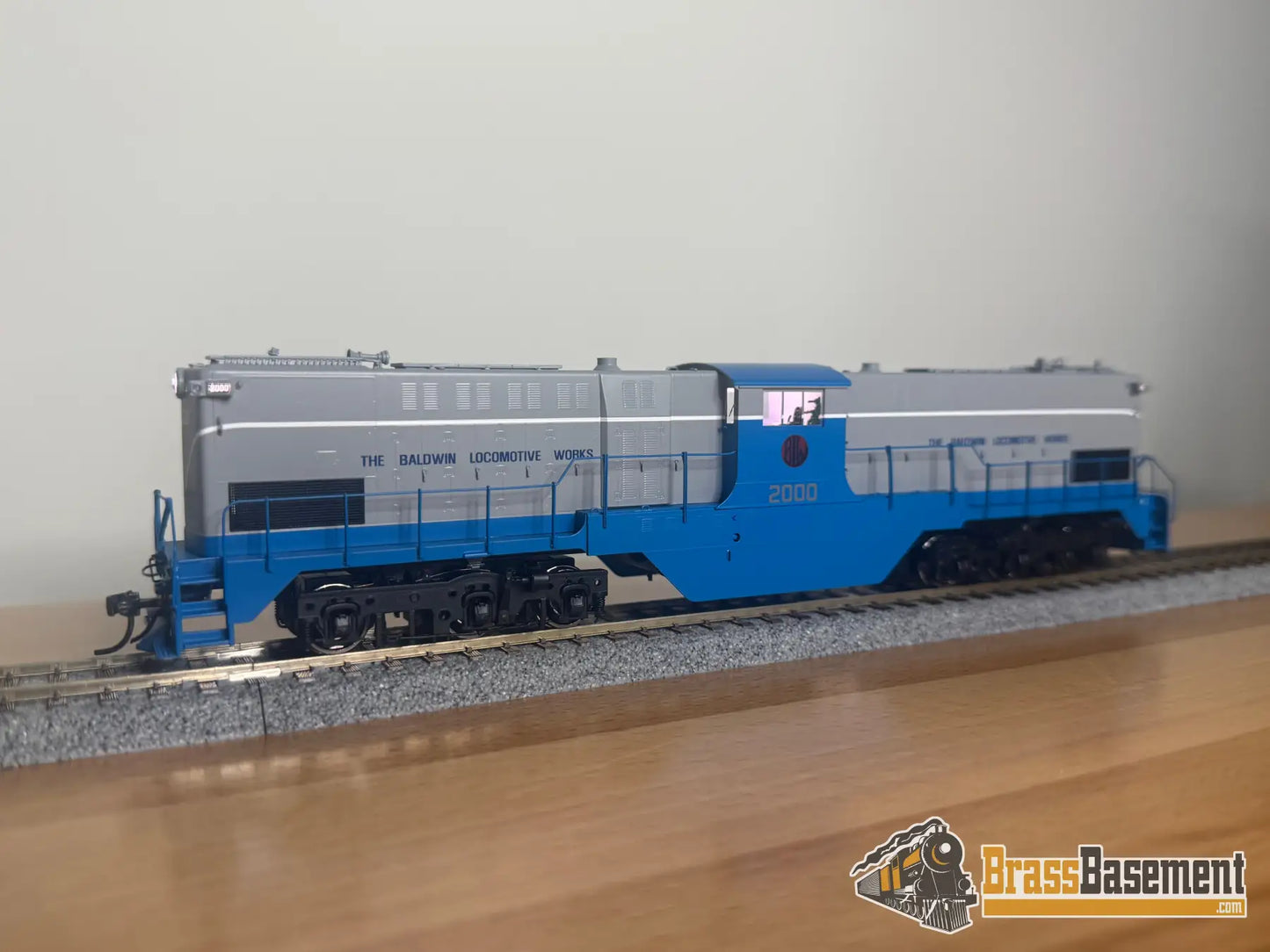 HO Brass - Division Point Demonstrator ’Blue Bird’ BALDWIN Center Cab - NEW DCC/Sound Diesel