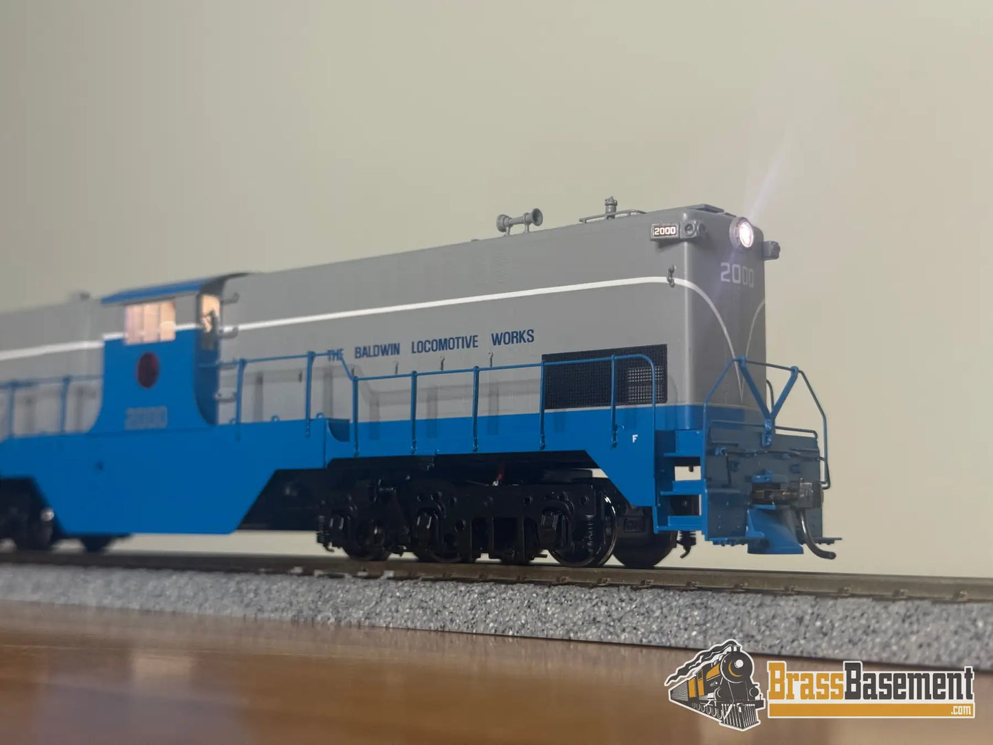 HO Brass - Division Point Demonstrator ’Blue Bird’ BALDWIN Center Cab - NEW DCC/Sound Diesel