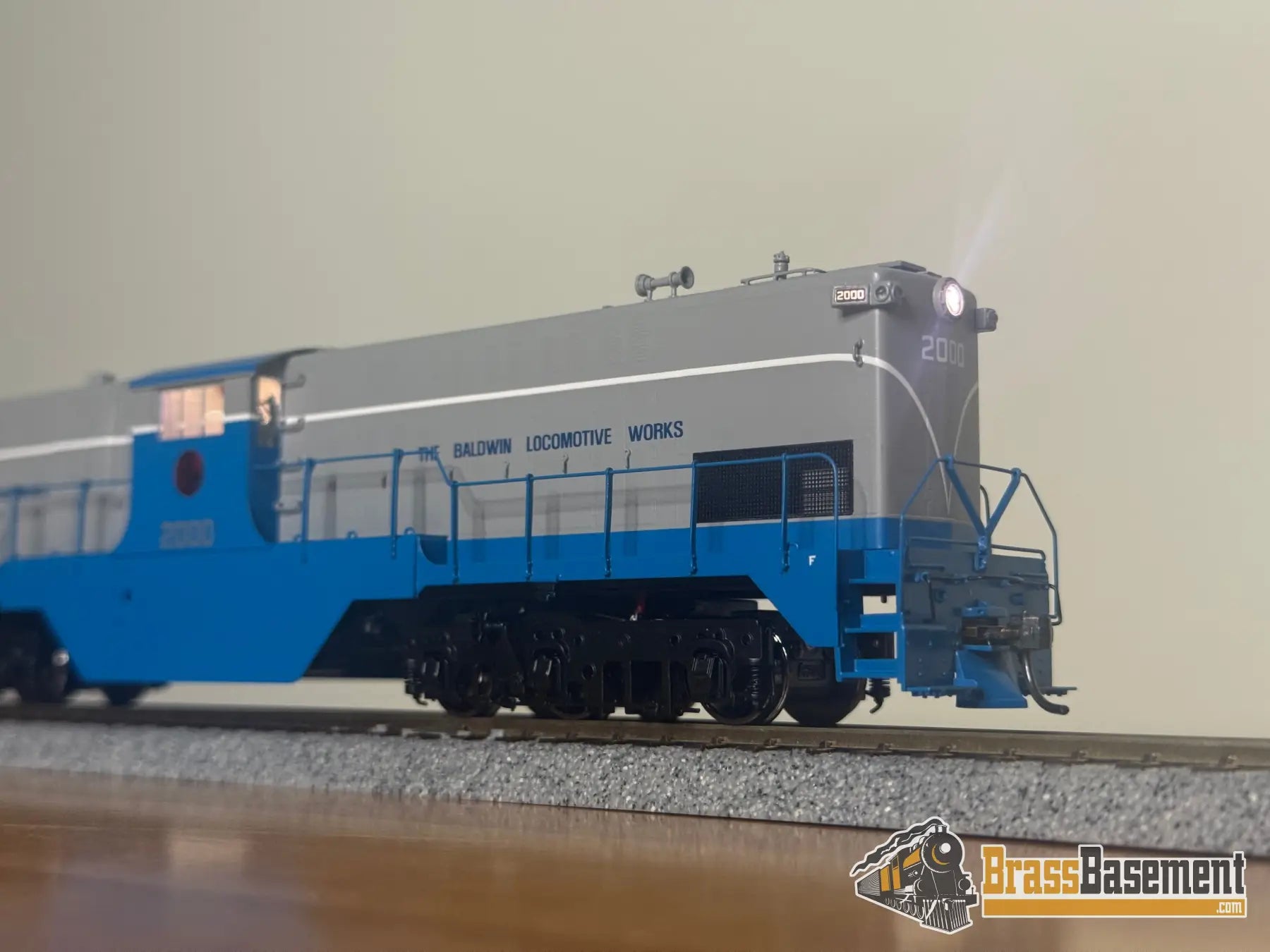 HO Brass - Division Point Demonstrator ’Blue Bird’ BALDWIN Center Cab - NEW DCC/Sound Diesel