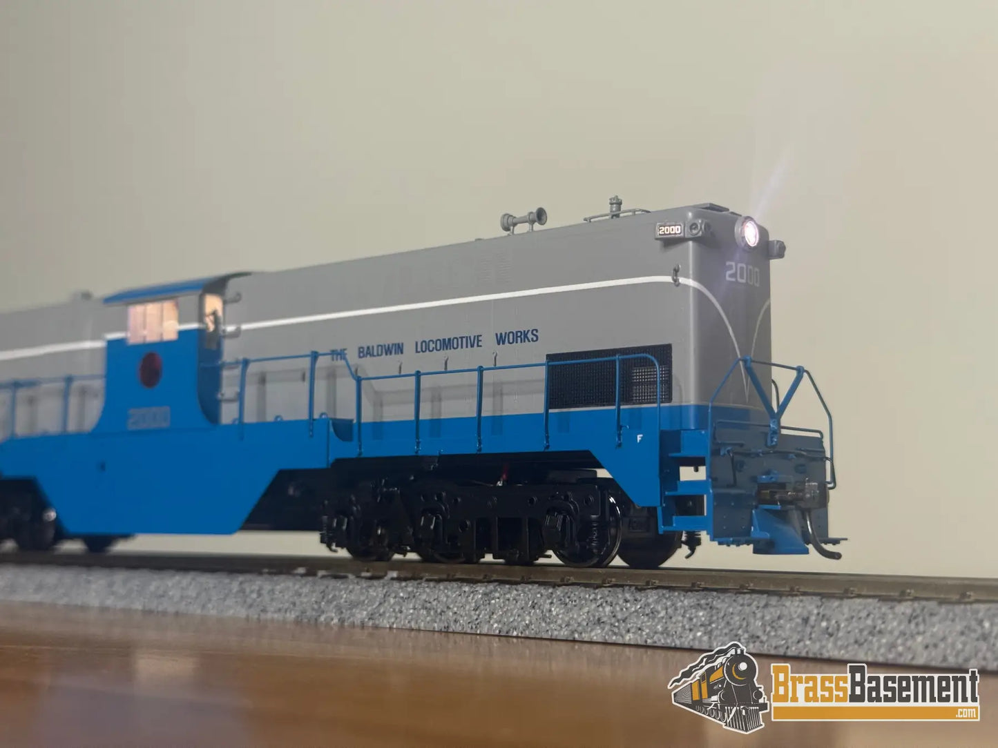 HO Brass - Division Point Demonstrator ’Blue Bird’ BALDWIN Center Cab - NEW DCC/Sound Diesel