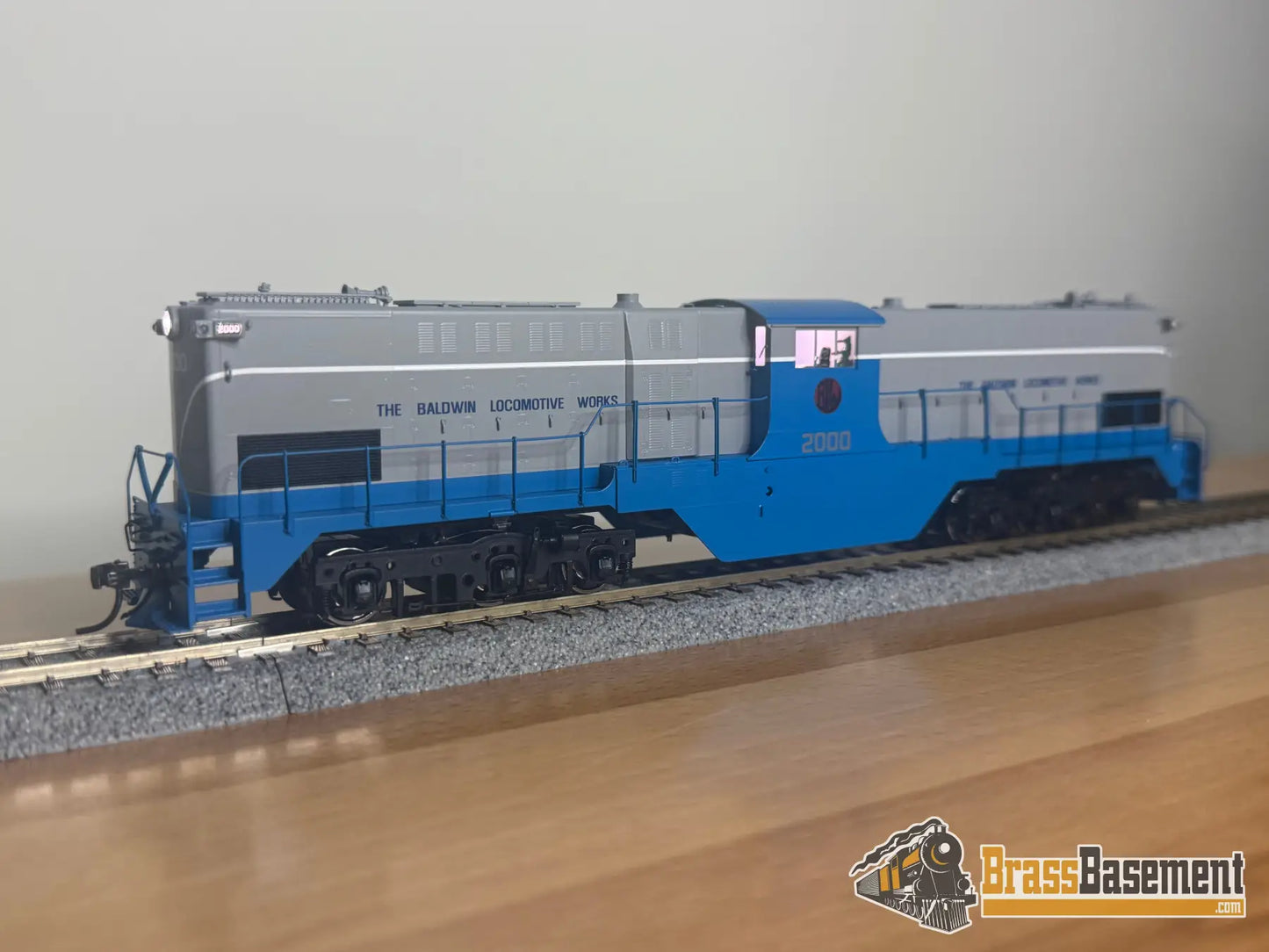 HO Brass - Division Point Demonstrator ’Blue Bird’ BALDWIN Center Cab - NEW DCC/Sound Diesel