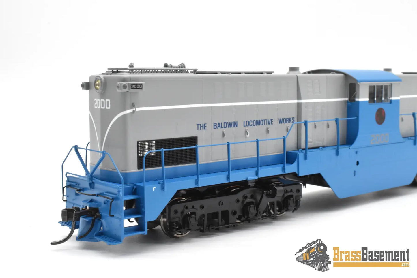 HO Brass - Division Point Demonstrator ’Blue Bird’ BALDWIN Center Cab - NEW DCC/Sound Diesel