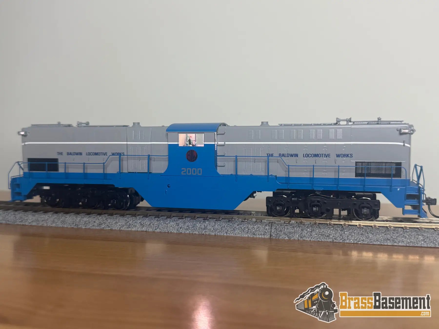 HO Brass - Division Point Demonstrator ’Blue Bird’ BALDWIN Center Cab - NEW DCC/Sound Diesel