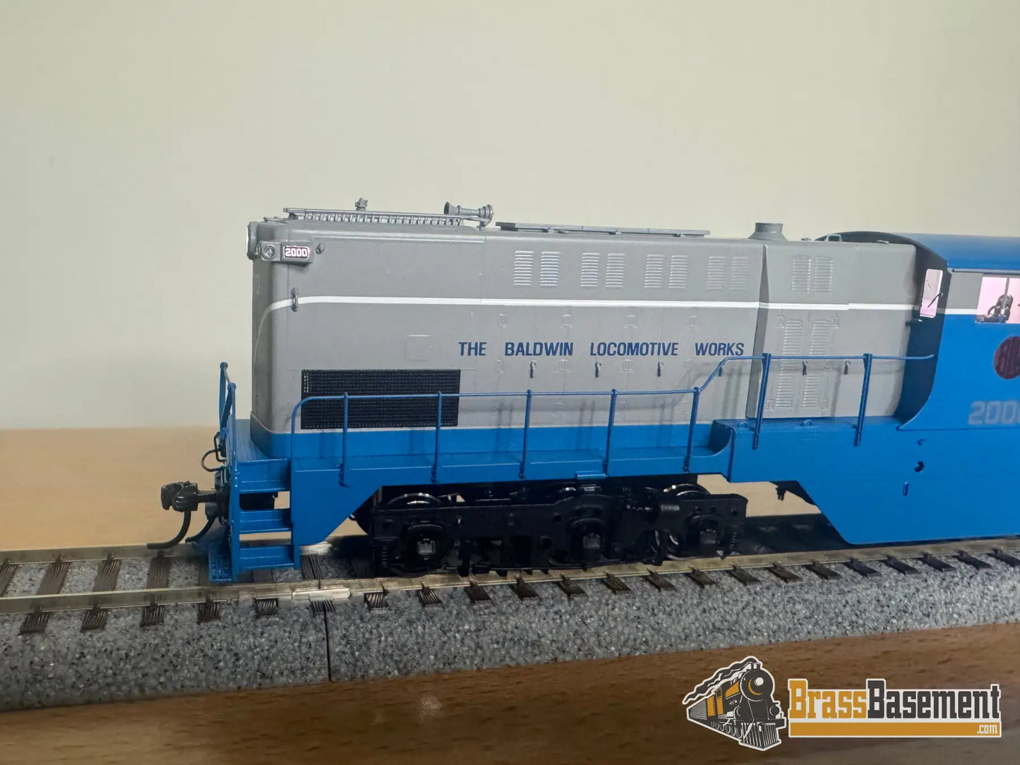 HO Brass - Division Point Demonstrator ’Blue Bird’ BALDWIN Center Cab - NEW DCC/Sound Diesel