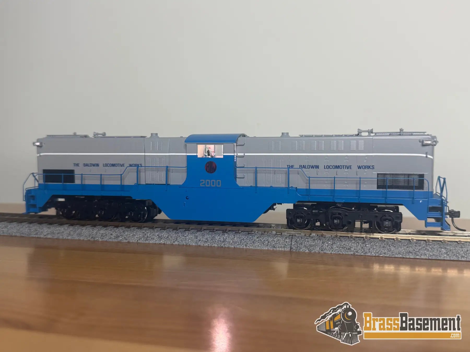 HO Brass - Division Point Demonstrator ’Blue Bird’ BALDWIN Center Cab - NEW DCC/Sound Diesel