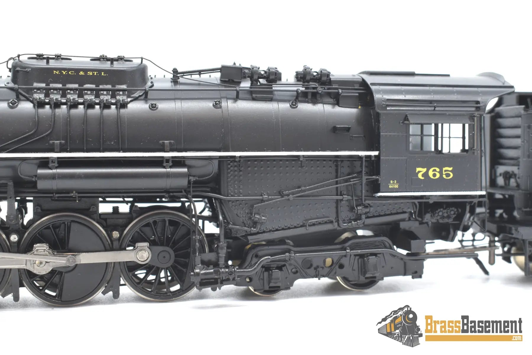 Ho Brass - Division Point Nickel Plate 765 2 - 8 - 4 Berkshire Boo - Rim Steam