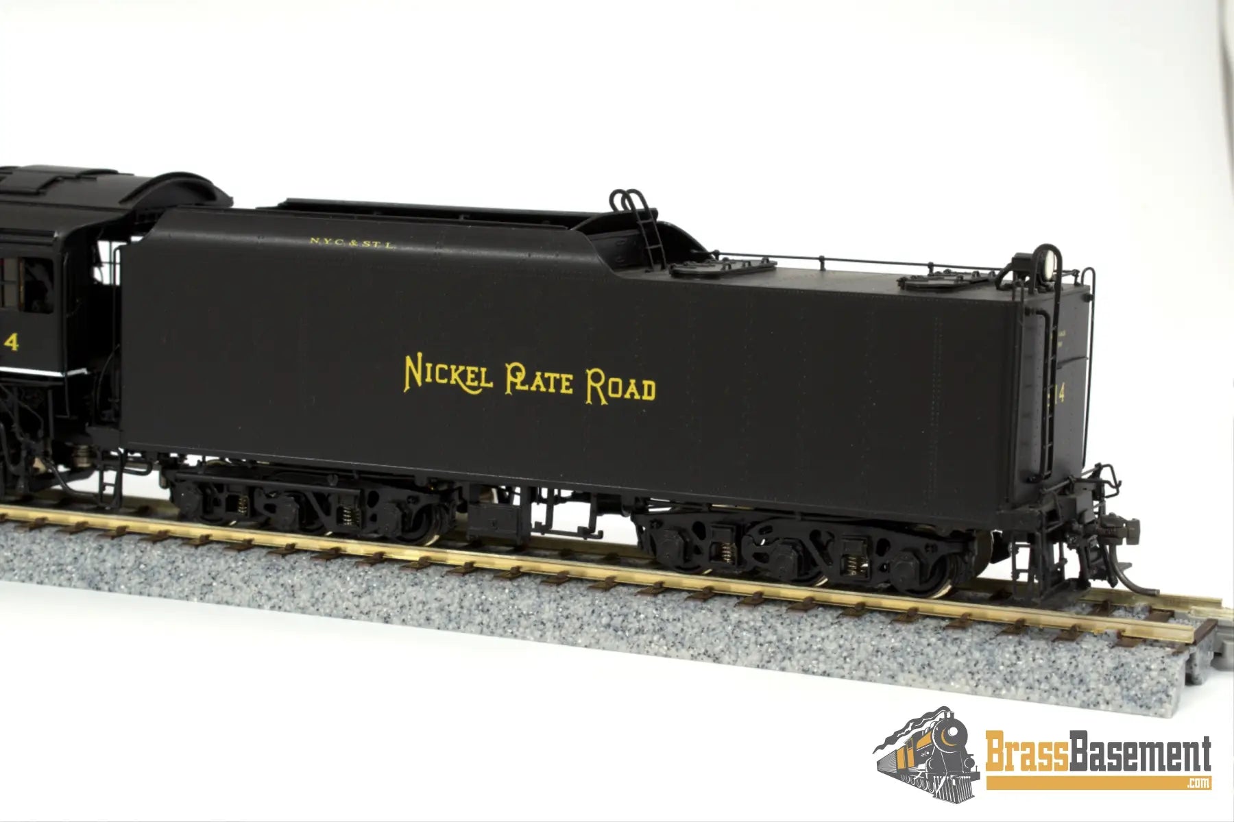Ho Brass - Division Point Nkp Nickel Plate Berkshire 2 - 8 - 4 #814 S - 4 Mint Steam