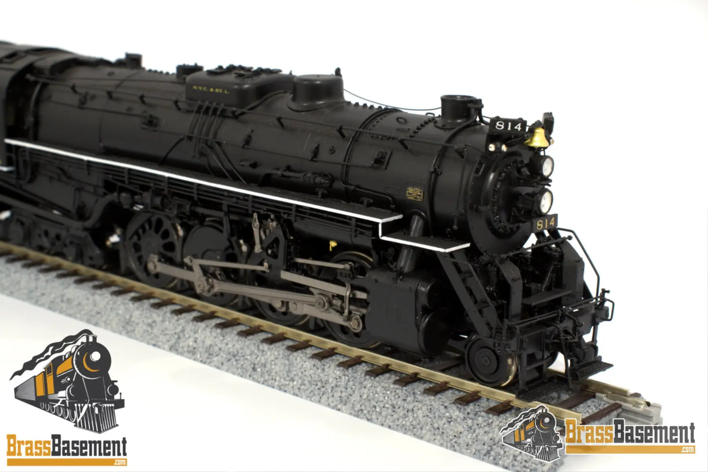 Ho Brass - Division Point Nkp Nickel Plate Berkshire 2 - 8 - 4 #814 S - 4 Mint Steam