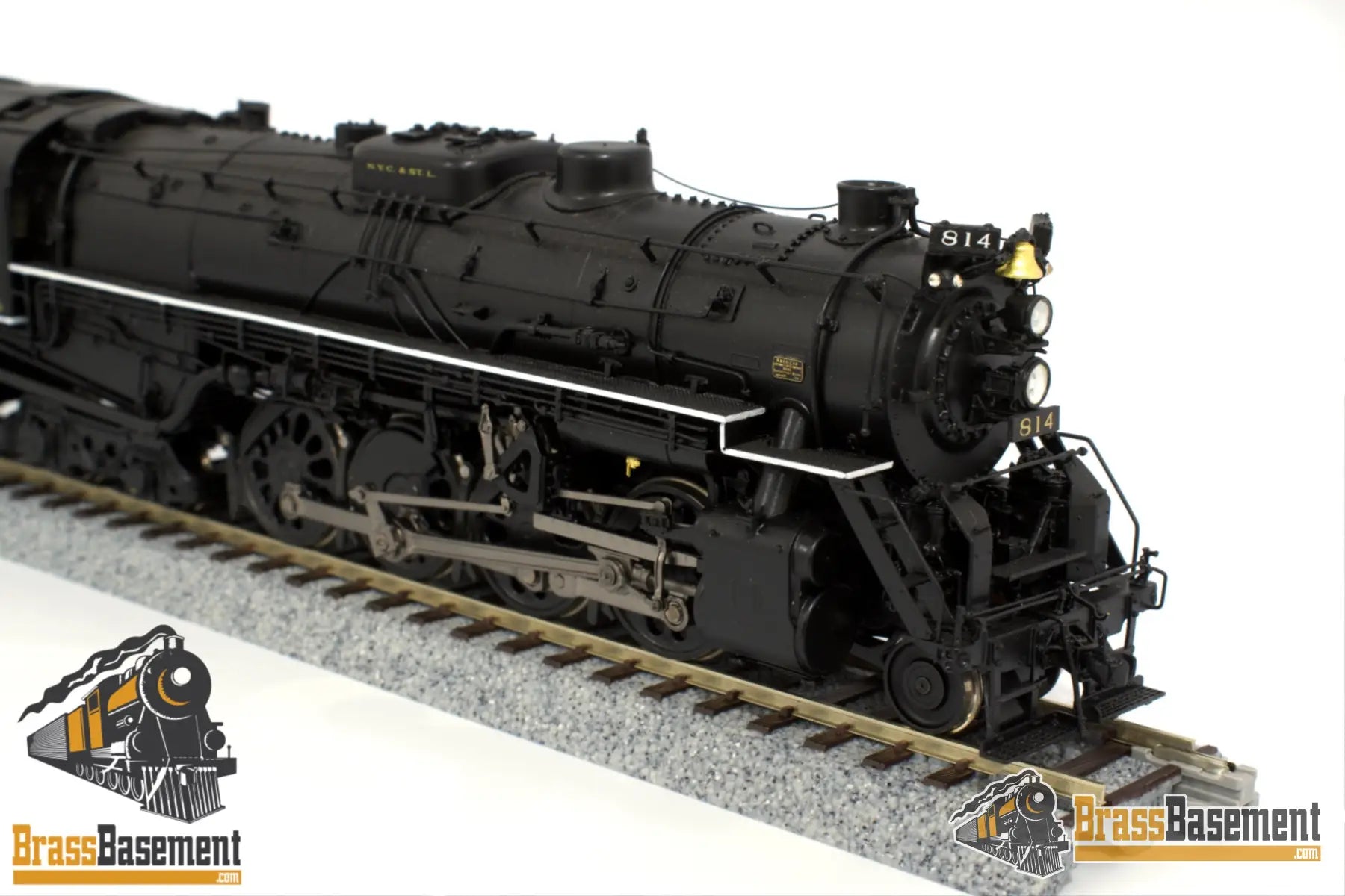 Ho Brass - Division Point Nkp Nickel Plate Berkshire 2 - 8 - 4 #814 S - 4 Mint Steam