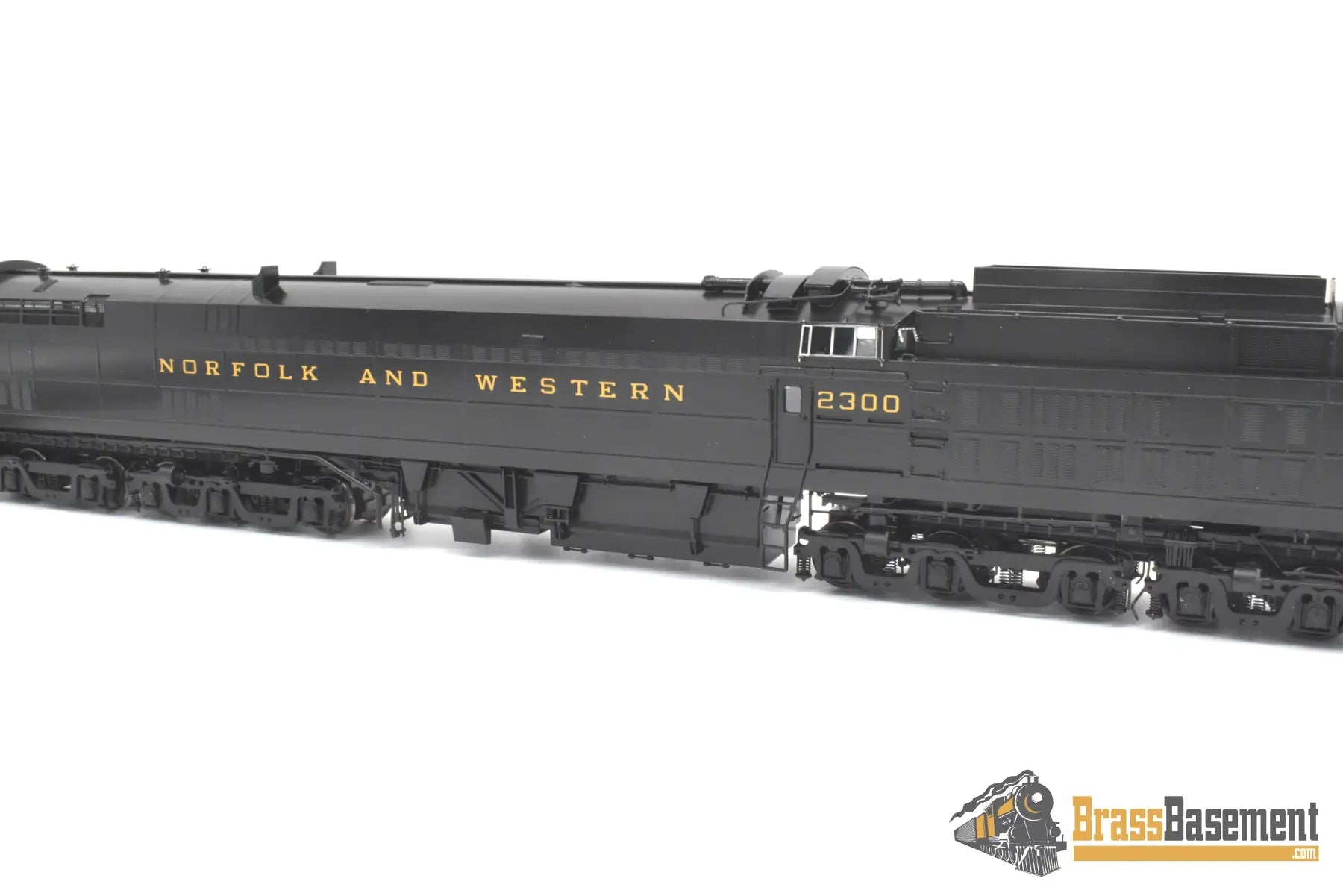 Ho Brass - Division Point Norfolk And Western N&W Jawn Henry Steam-Turbine F/P Boo-Rim Turbine
