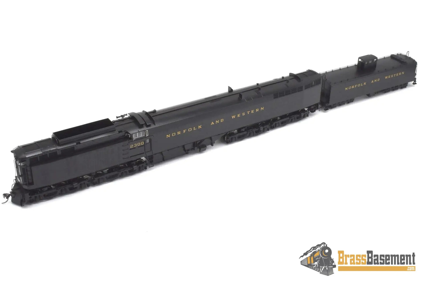 Ho Brass - Division Point Norfolk And Western N&W Jawn Henry Steam-Turbine F/P Boo-Rim Turbine