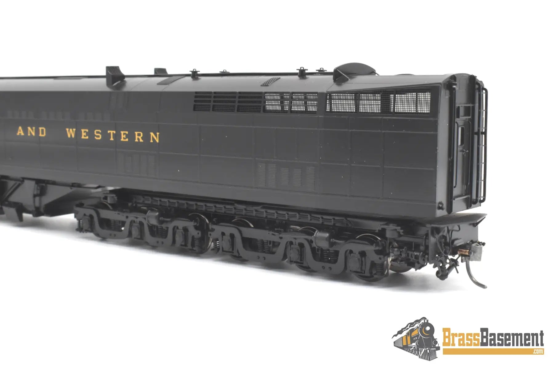 Ho Brass - Division Point Norfolk And Western N&W Jawn Henry Steam-Turbine F/P Boo-Rim Turbine