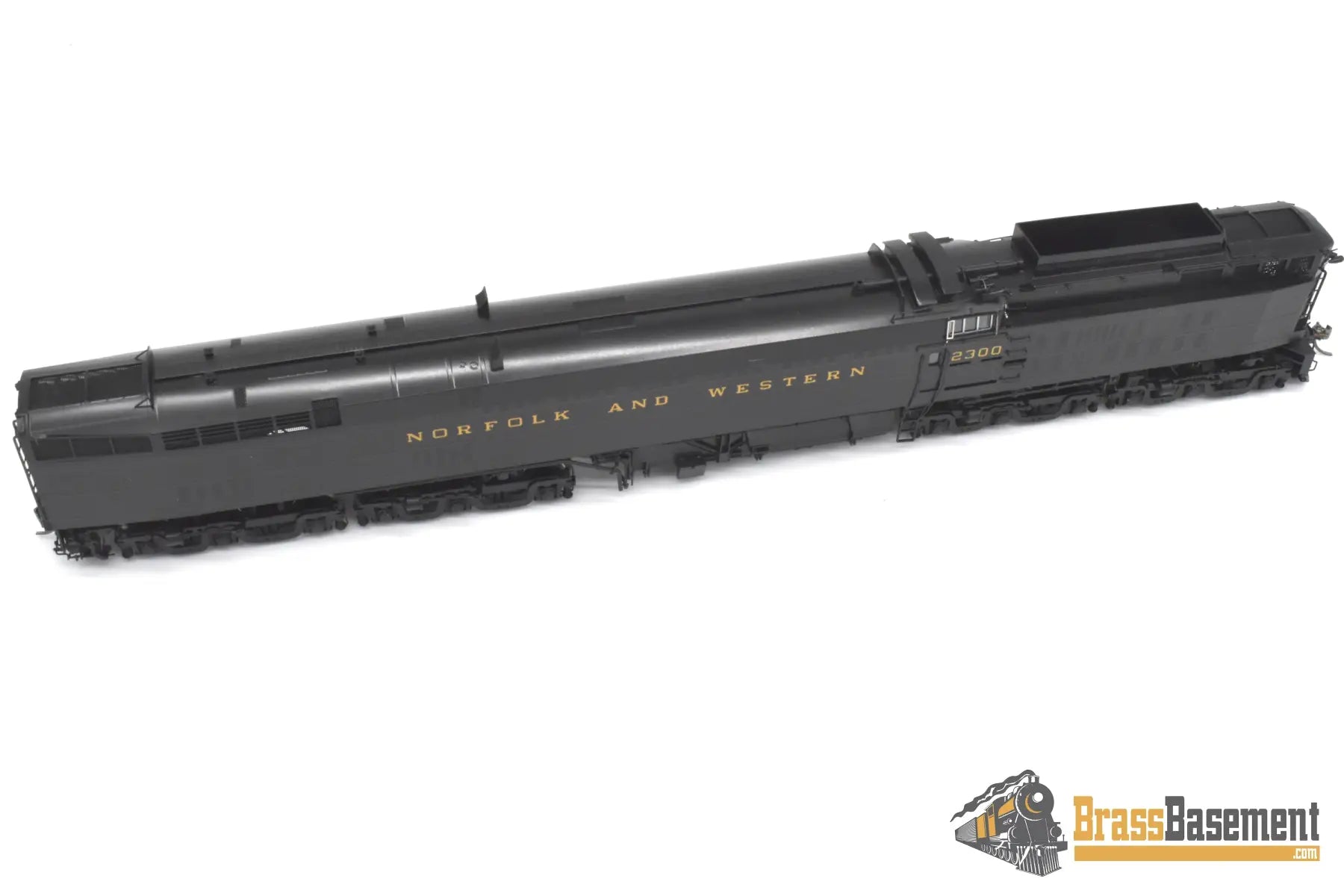 Ho Brass - Division Point Norfolk And Western N&W Jawn Henry Steam-Turbine F/P Boo-Rim Turbine