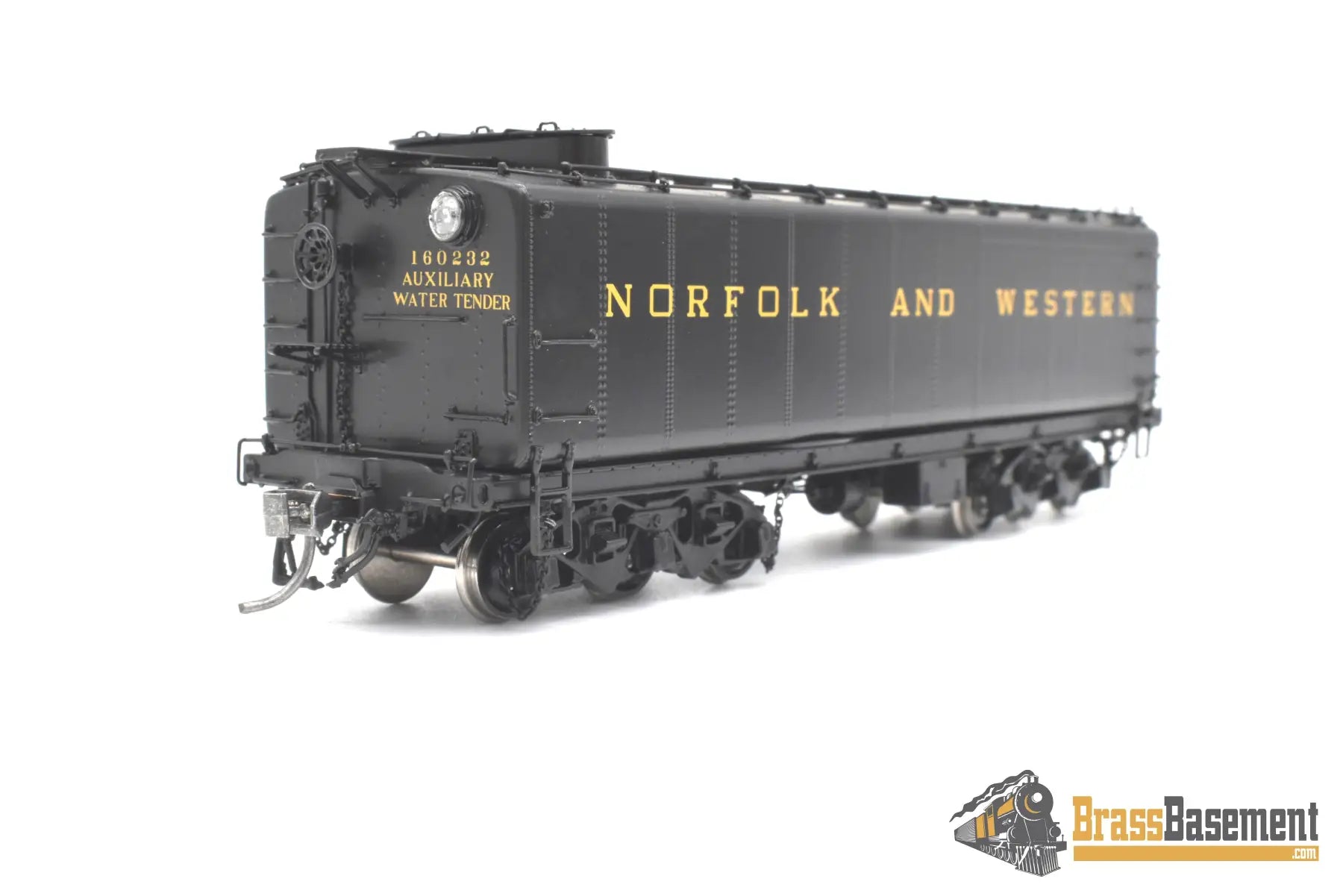 Ho Brass - Division Point Norfolk And Western N&W Jawn Henry Steam-Turbine F/P Boo-Rim Turbine