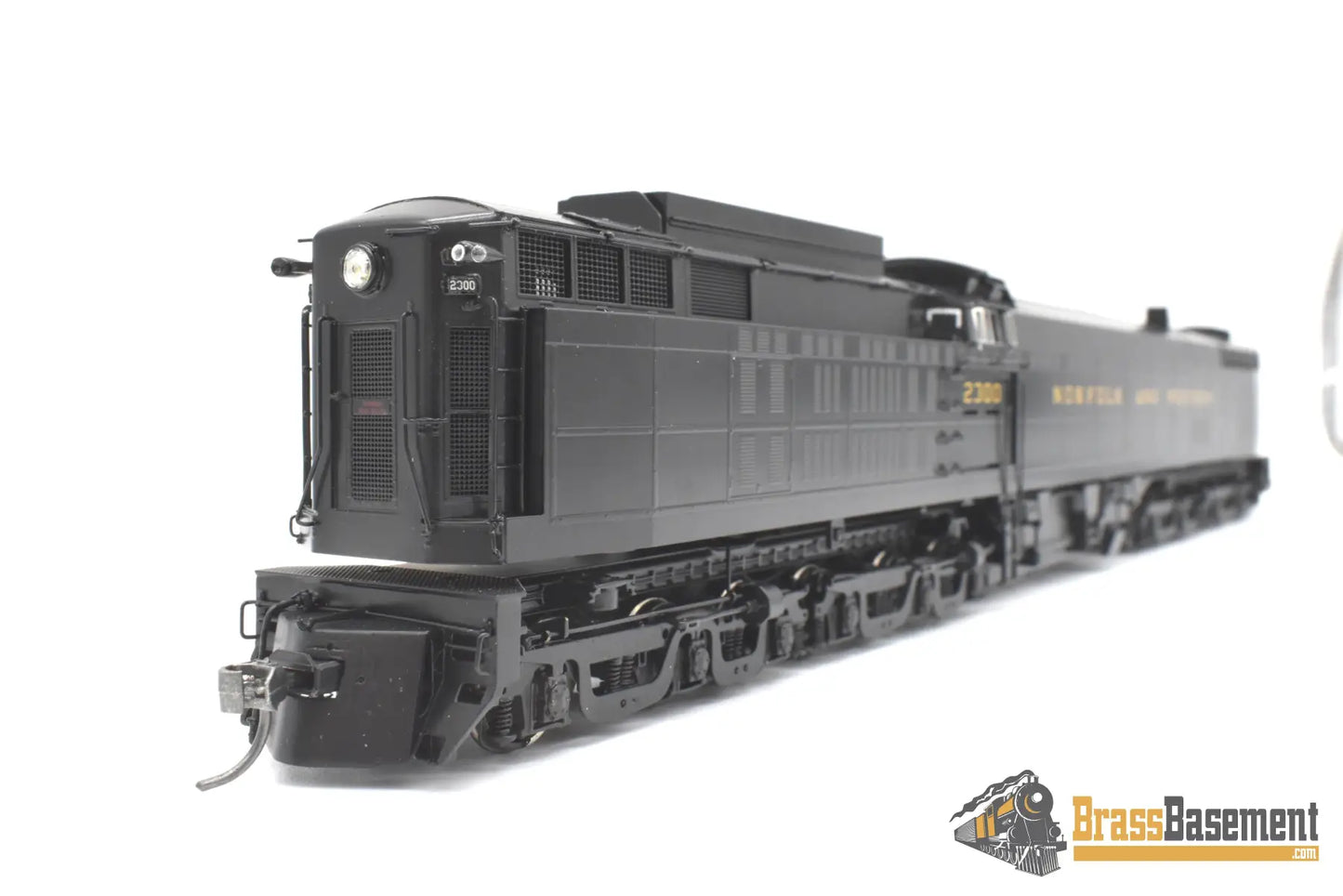 Ho Brass - Division Point Norfolk And Western N&W Jawn Henry Steam-Turbine F/P Boo-Rim Turbine