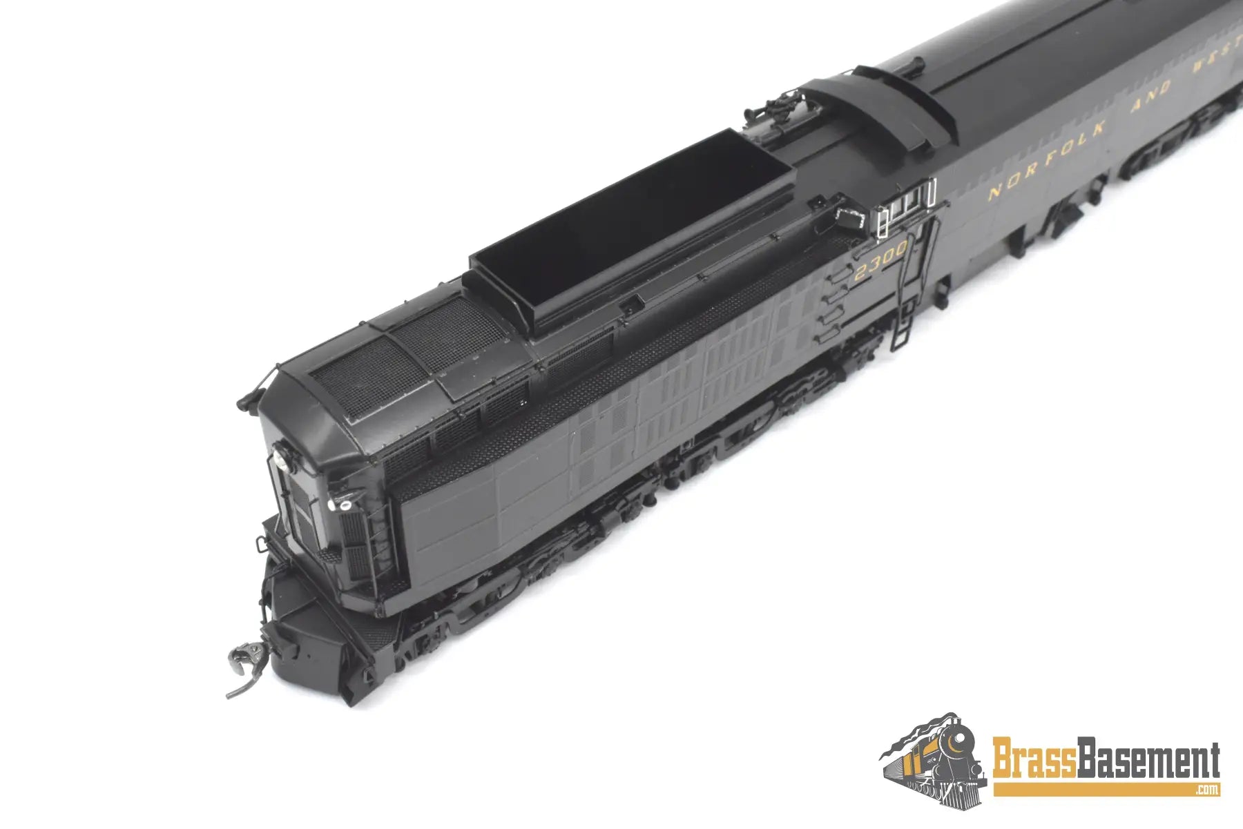 Ho Brass - Division Point Norfolk And Western N&W Jawn Henry Steam-Turbine F/P Boo-Rim Turbine