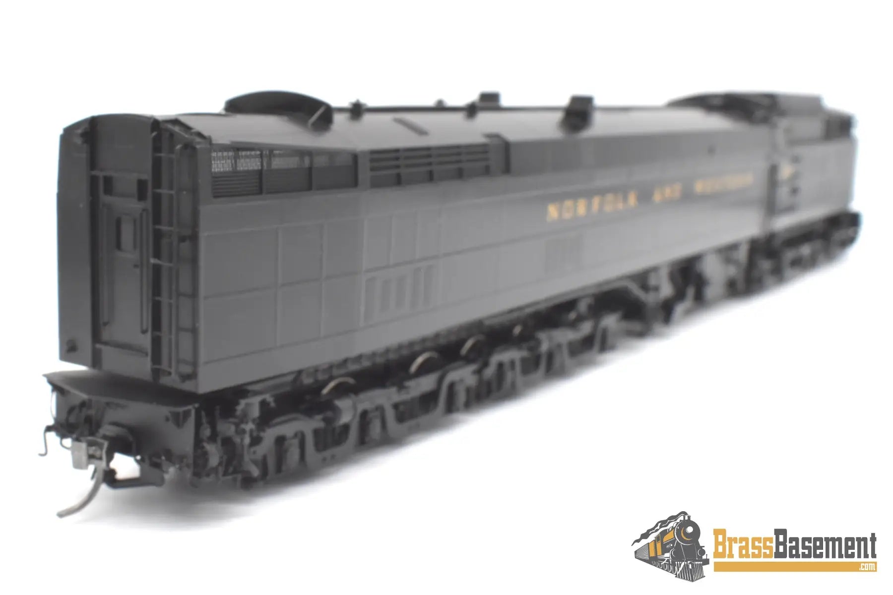 Ho Brass - Division Point Norfolk And Western N&W Jawn Henry Steam-Turbine F/P Boo-Rim Turbine