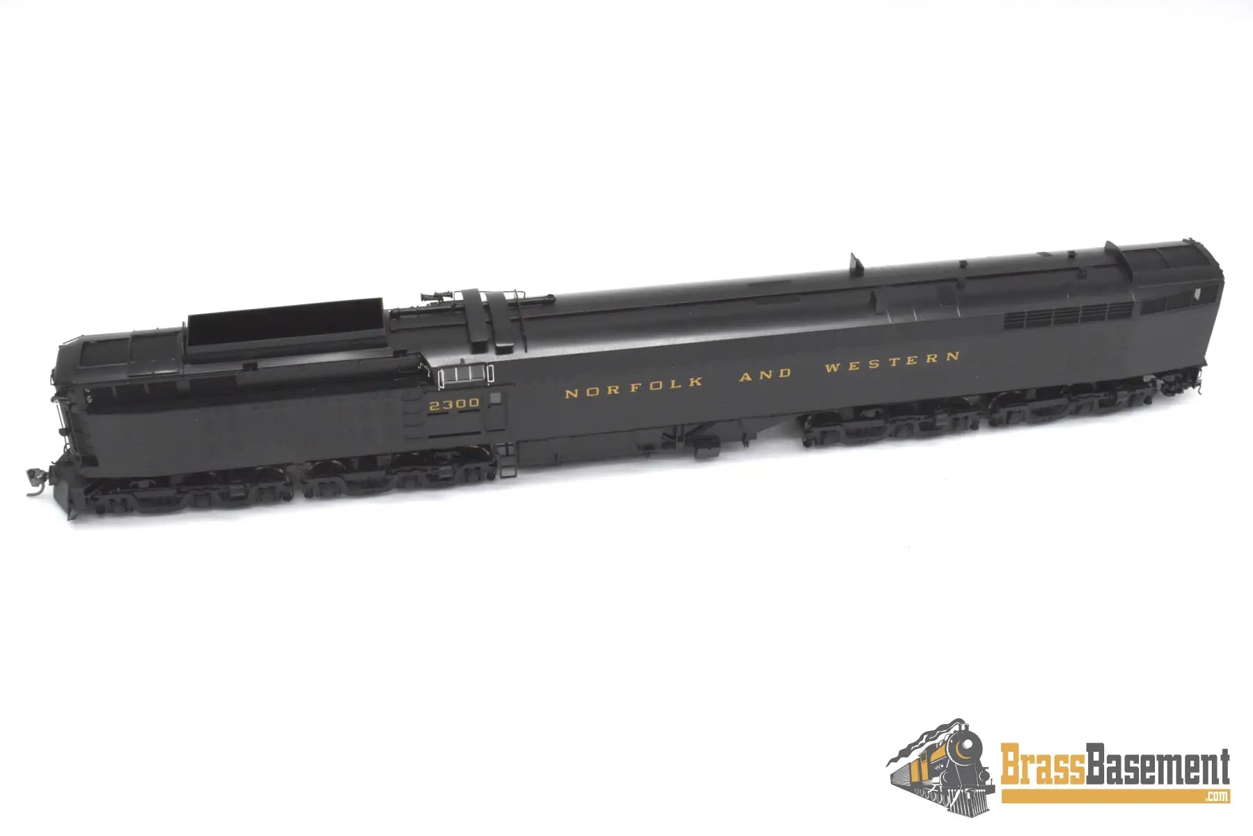 Ho Brass - Division Point Norfolk And Western N&W Jawn Henry Steam-Turbine F/P Boo-Rim Turbine