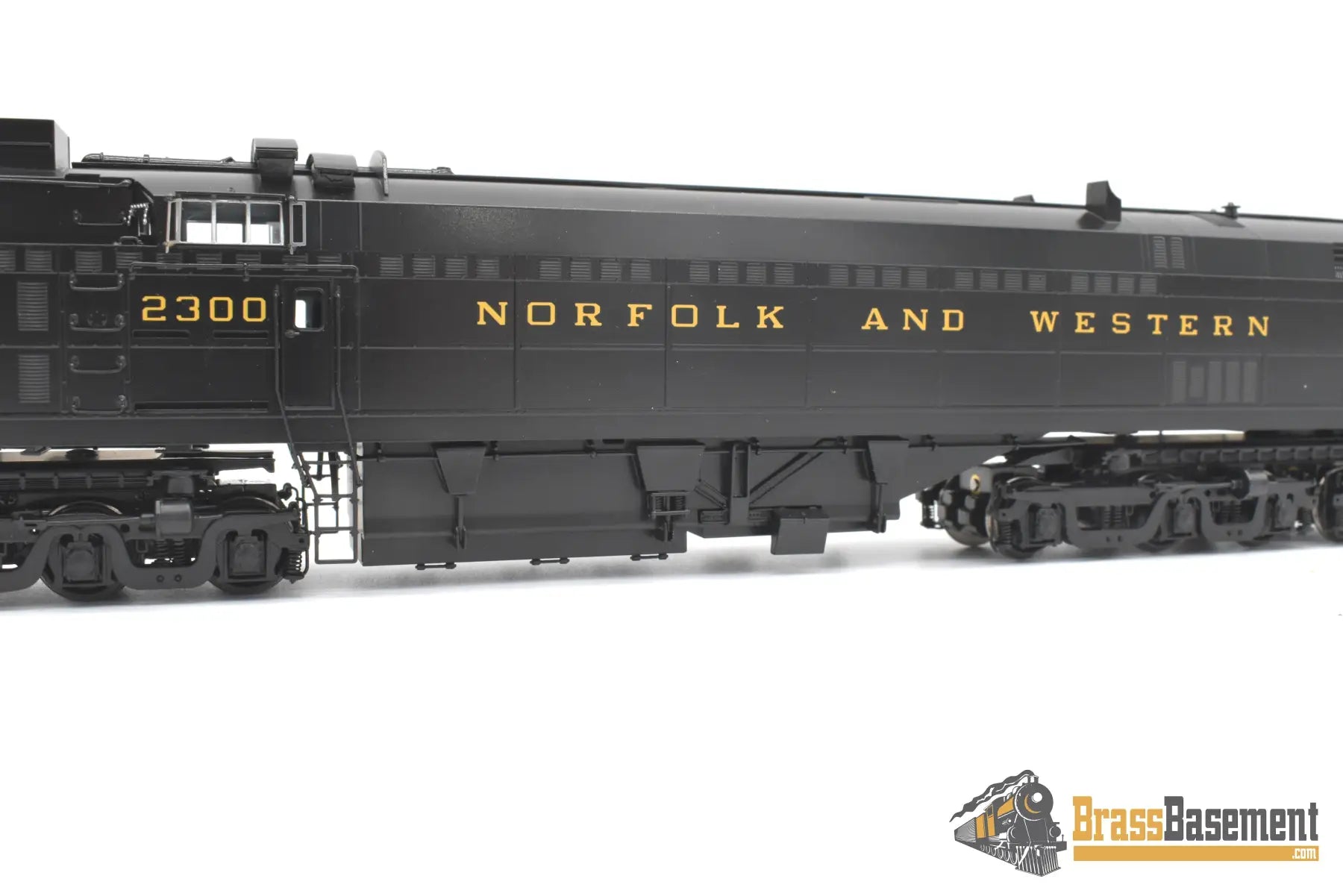 Ho Brass - Division Point Norfolk And Western N&W Jawn Henry Steam-Turbine F/P Boo-Rim Turbine