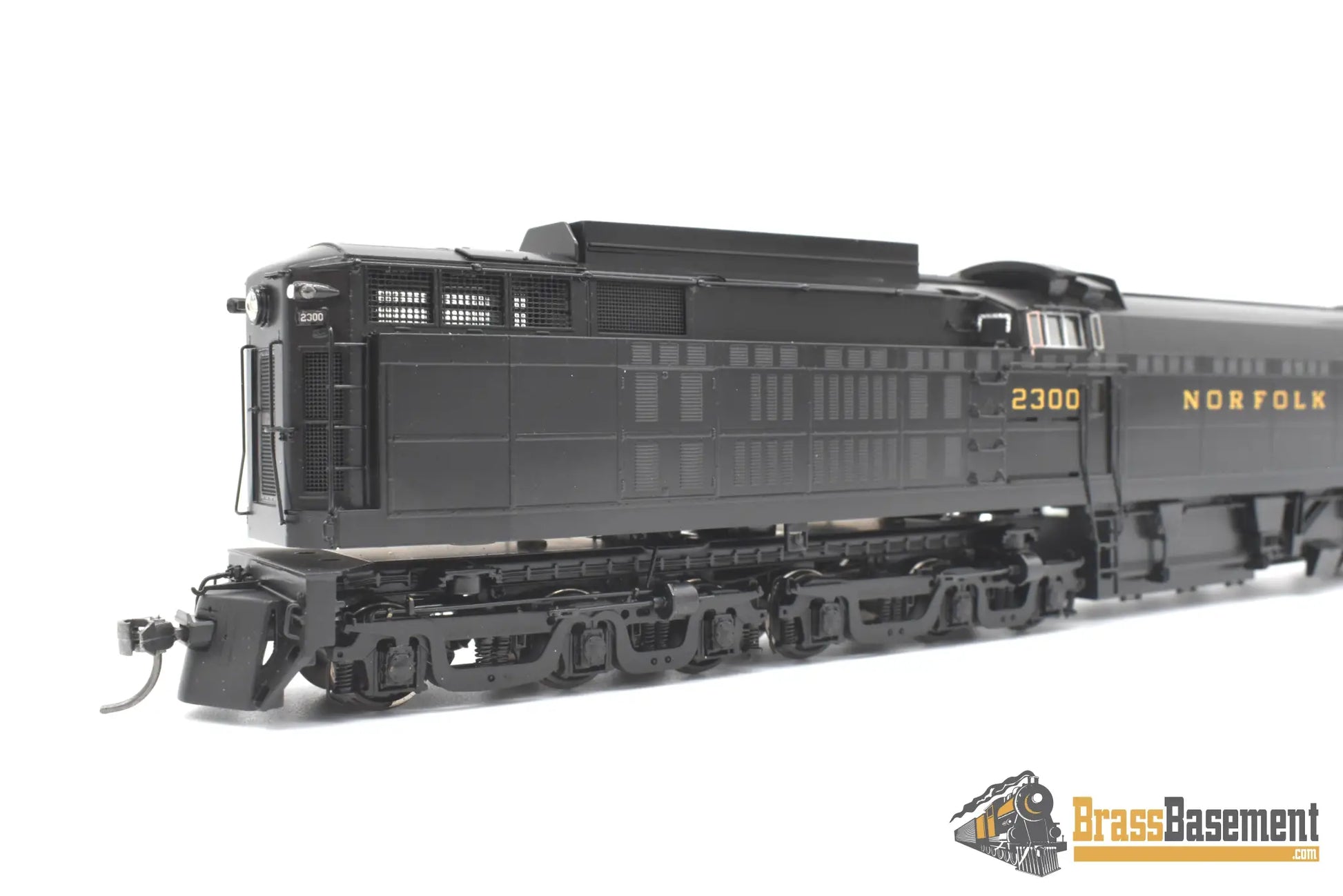 Ho Brass - Division Point Norfolk And Western N&W Jawn Henry Steam-Turbine F/P Boo-Rim Turbine