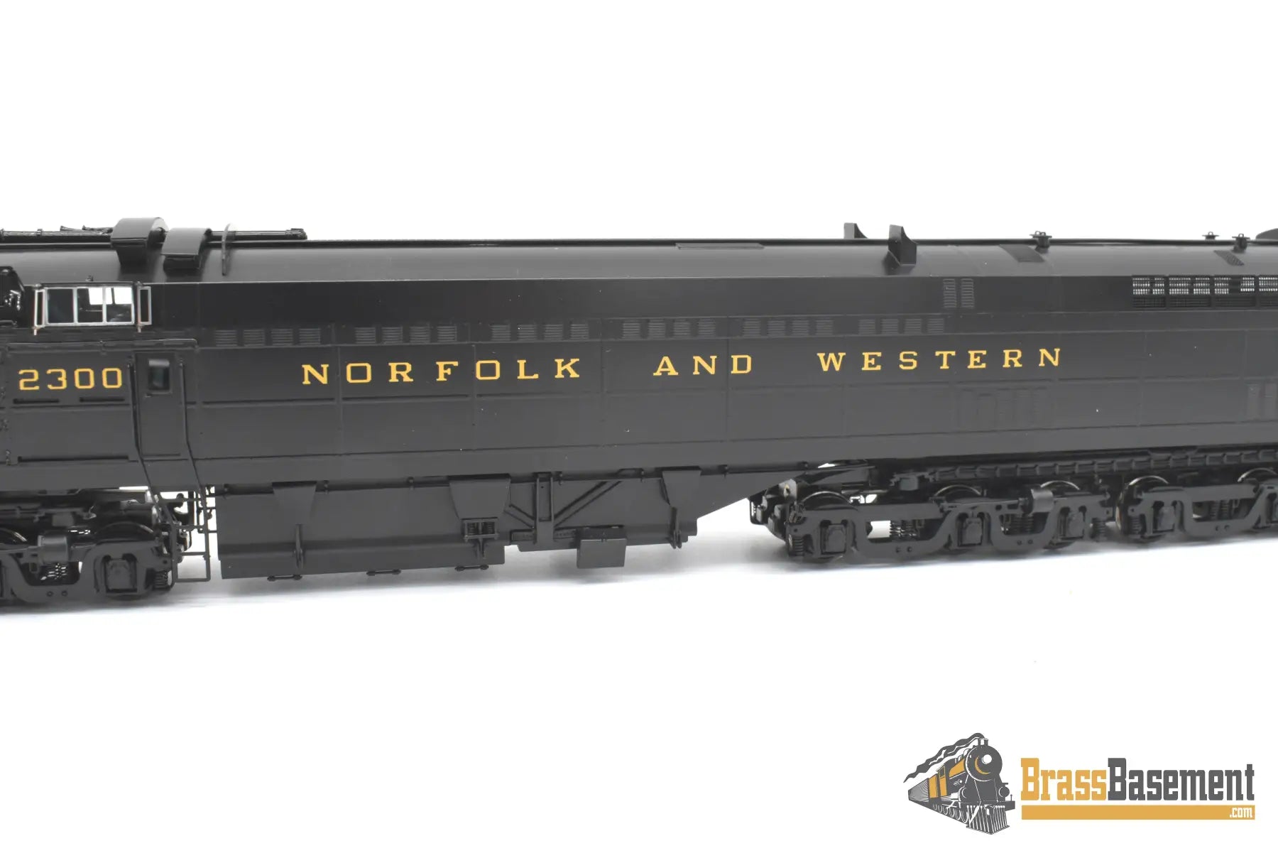 Ho Brass - Division Point Norfolk And Western N&W Jawn Henry Steam-Turbine F/P Boo-Rim Turbine