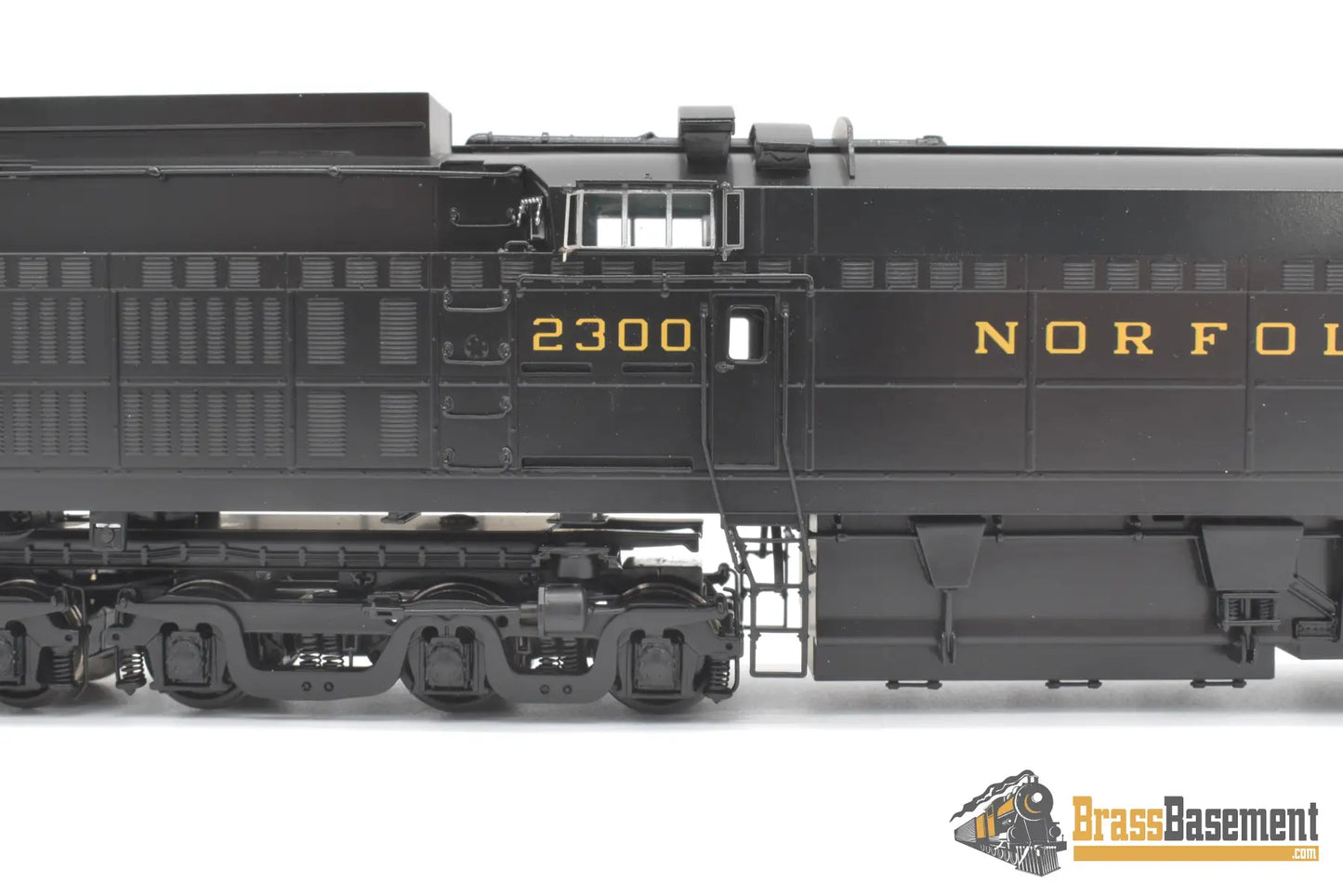 Ho Brass - Division Point Norfolk And Western N&W Jawn Henry Steam-Turbine F/P Boo-Rim Turbine