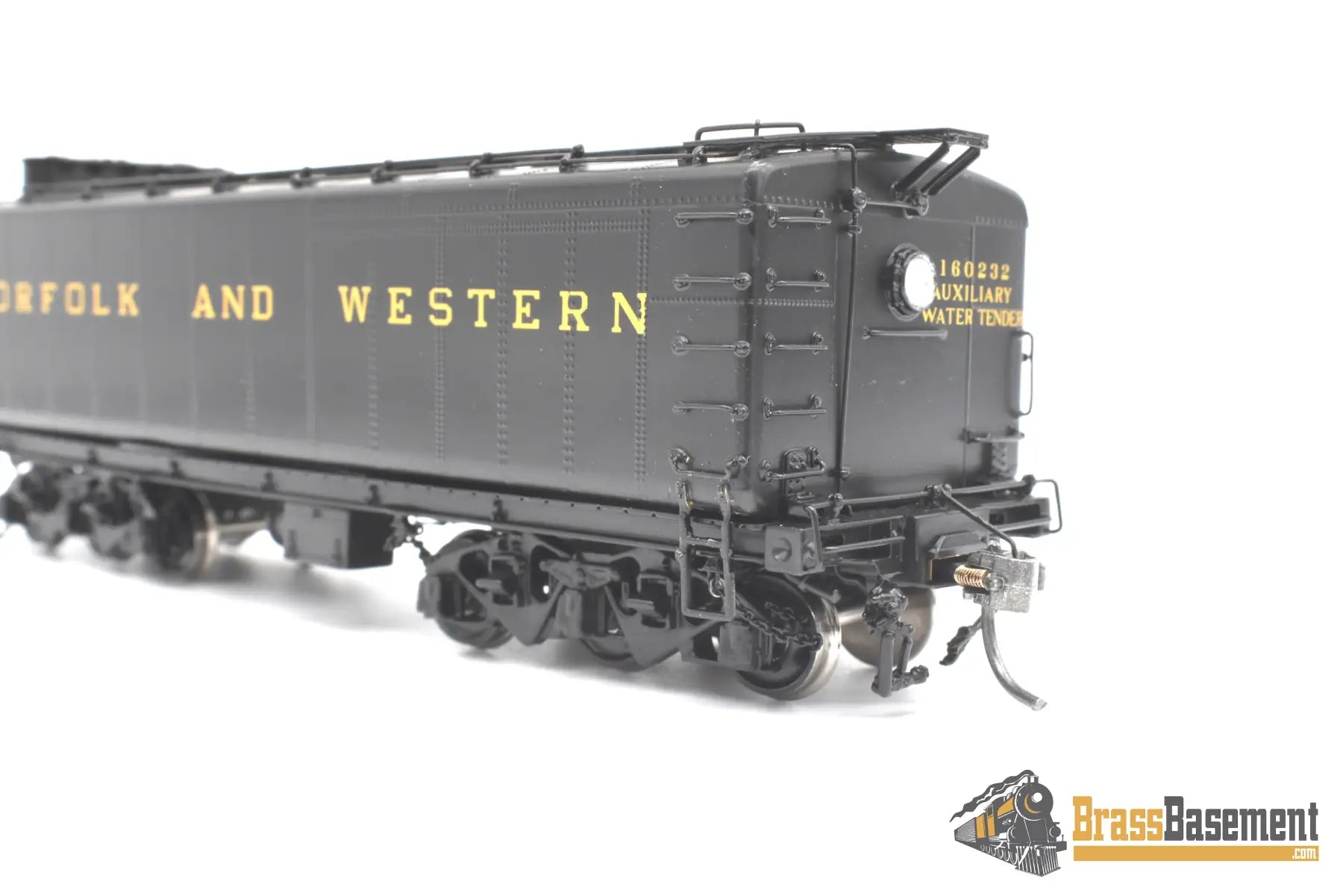 Ho Brass - Division Point Norfolk And Western N&W Jawn Henry Steam-Turbine F/P Boo-Rim Turbine