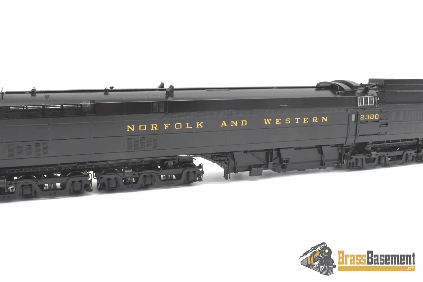 Ho Brass - Division Point Norfolk And Western N&W Jawn Henry Steam-Turbine F/P Boo-Rim Turbine