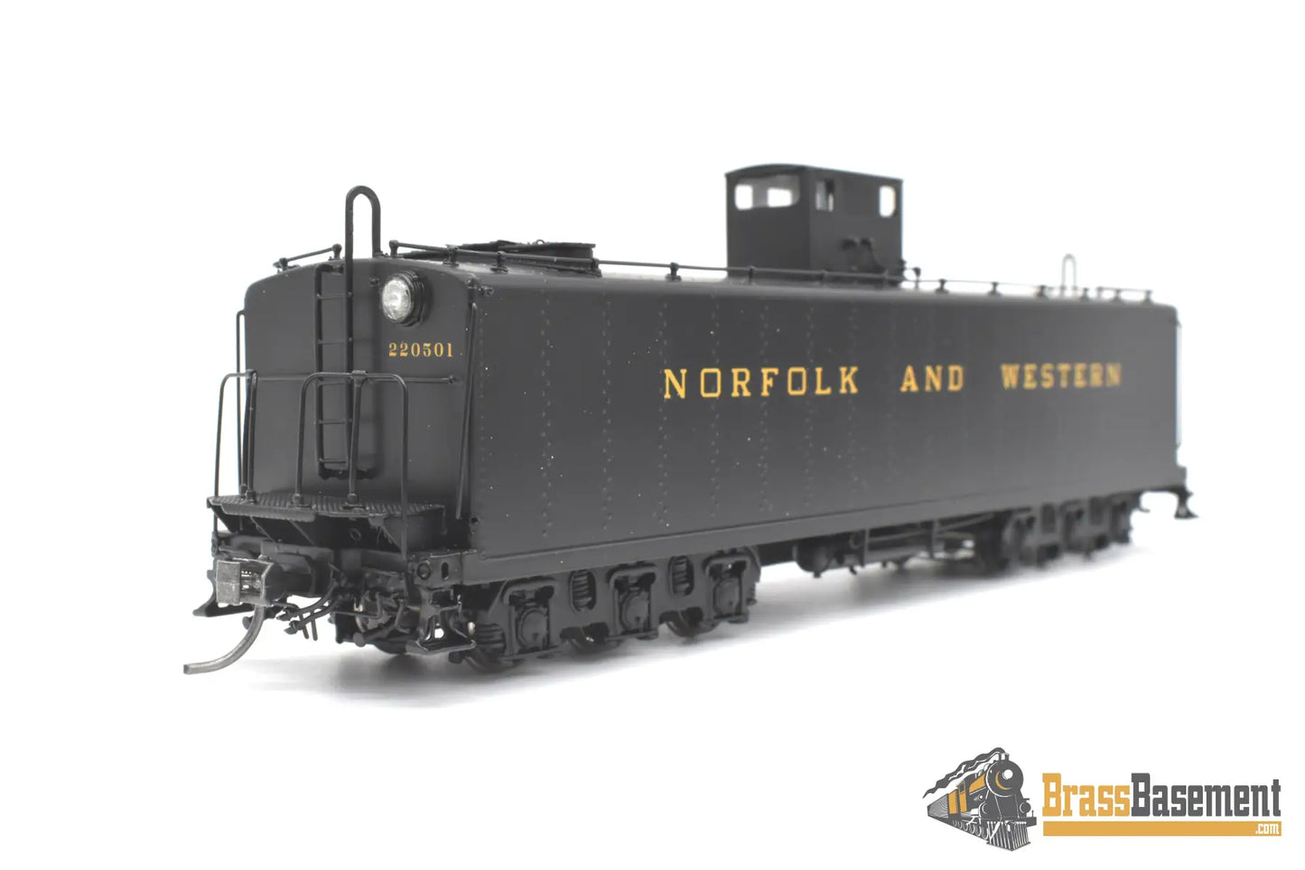 Ho Brass - Division Point Norfolk And Western N&W Jawn Henry Steam-Turbine F/P Boo-Rim Turbine