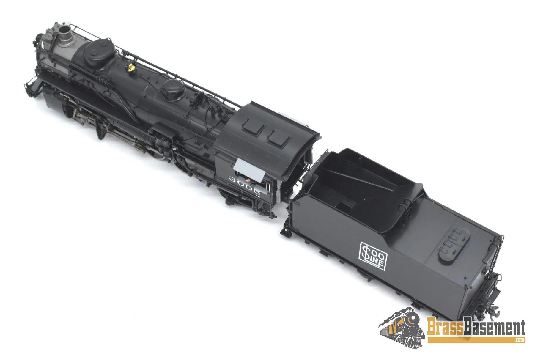 Ho Brass - Division Point Soo Line L - 20 #3005 2 - 8 - 2 Mikado Factory Paint Steam