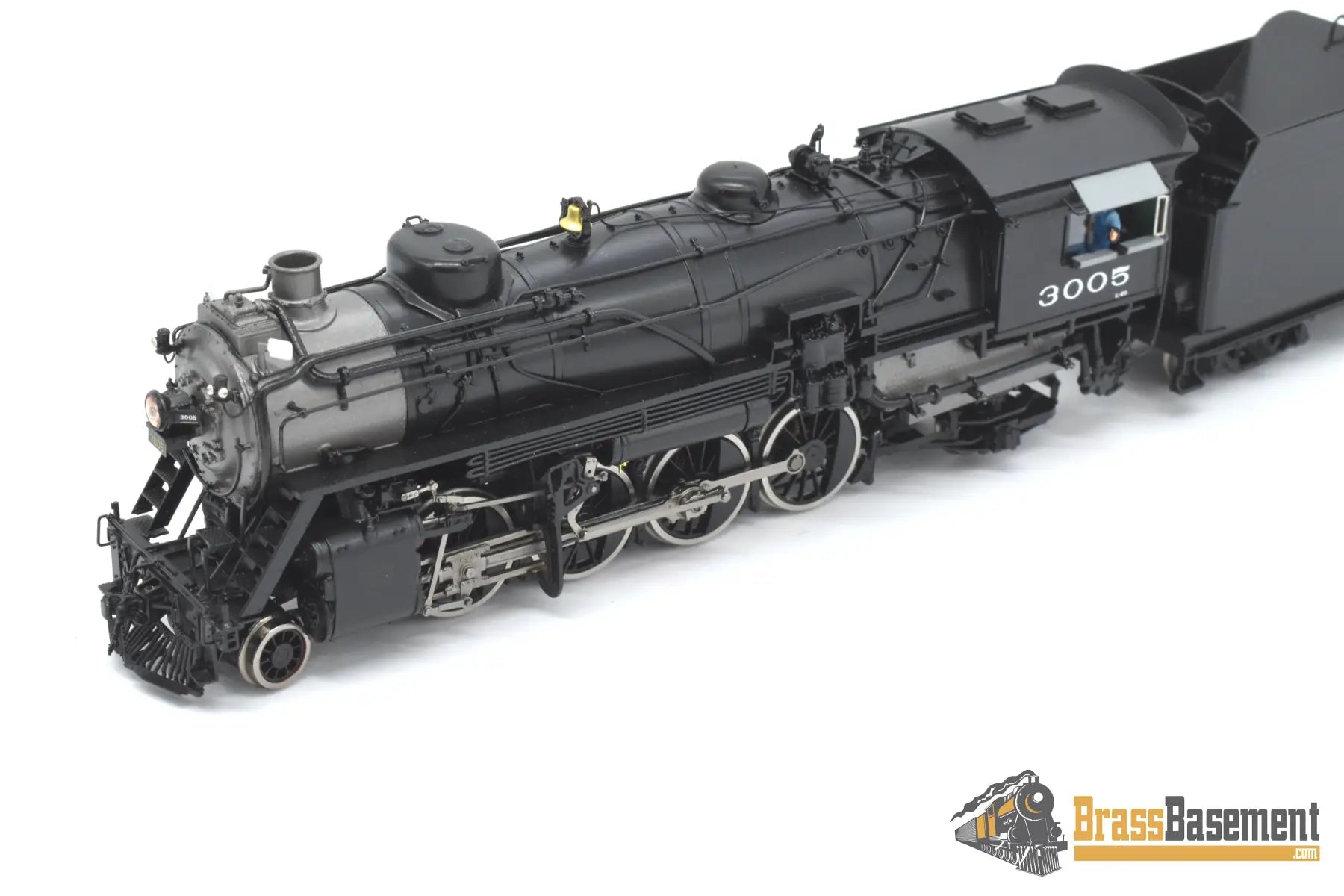 Ho Brass - Division Point Soo Line L - 20 #3005 2 - 8 - 2 Mikado Factory Paint Steam