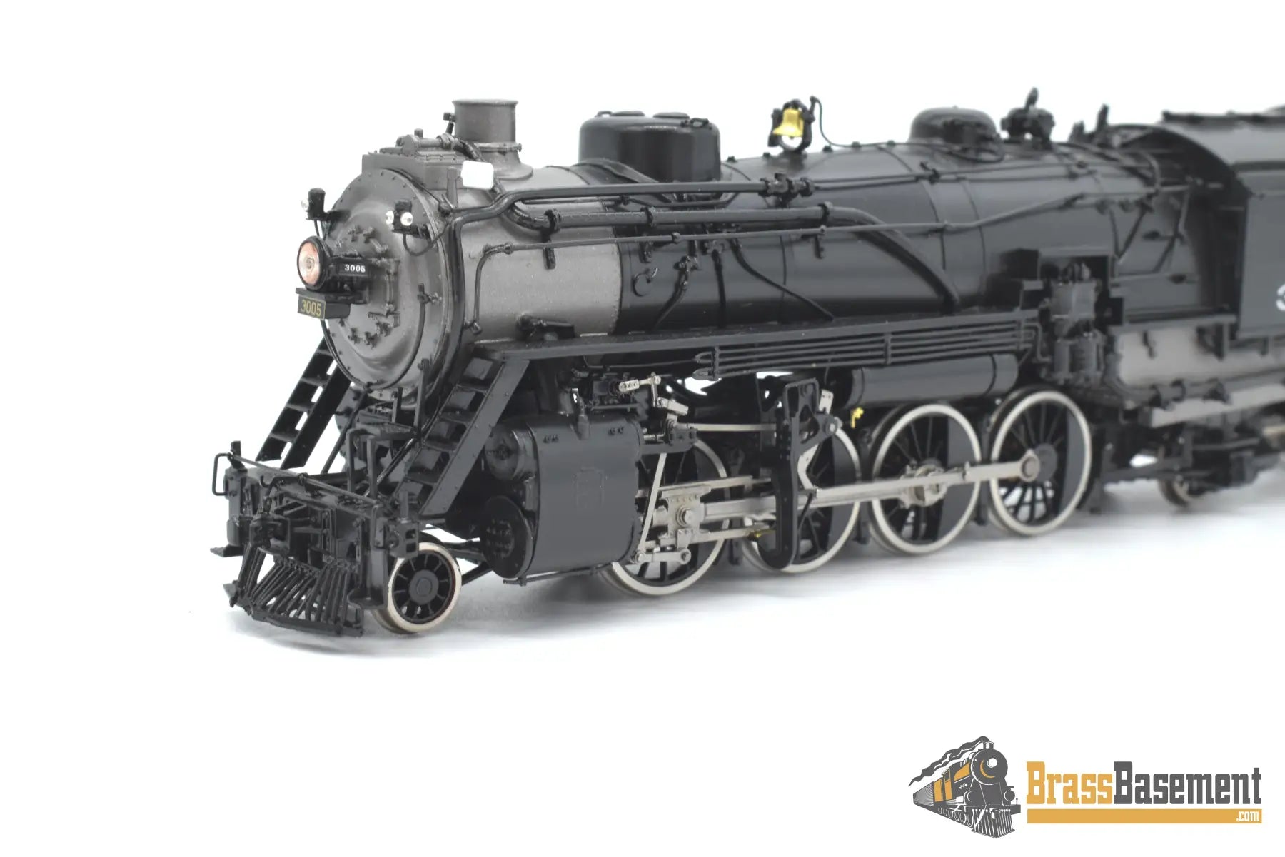 Ho Brass - Division Point Soo Line L - 20 #3005 2 - 8 - 2 Mikado Factory Paint Steam