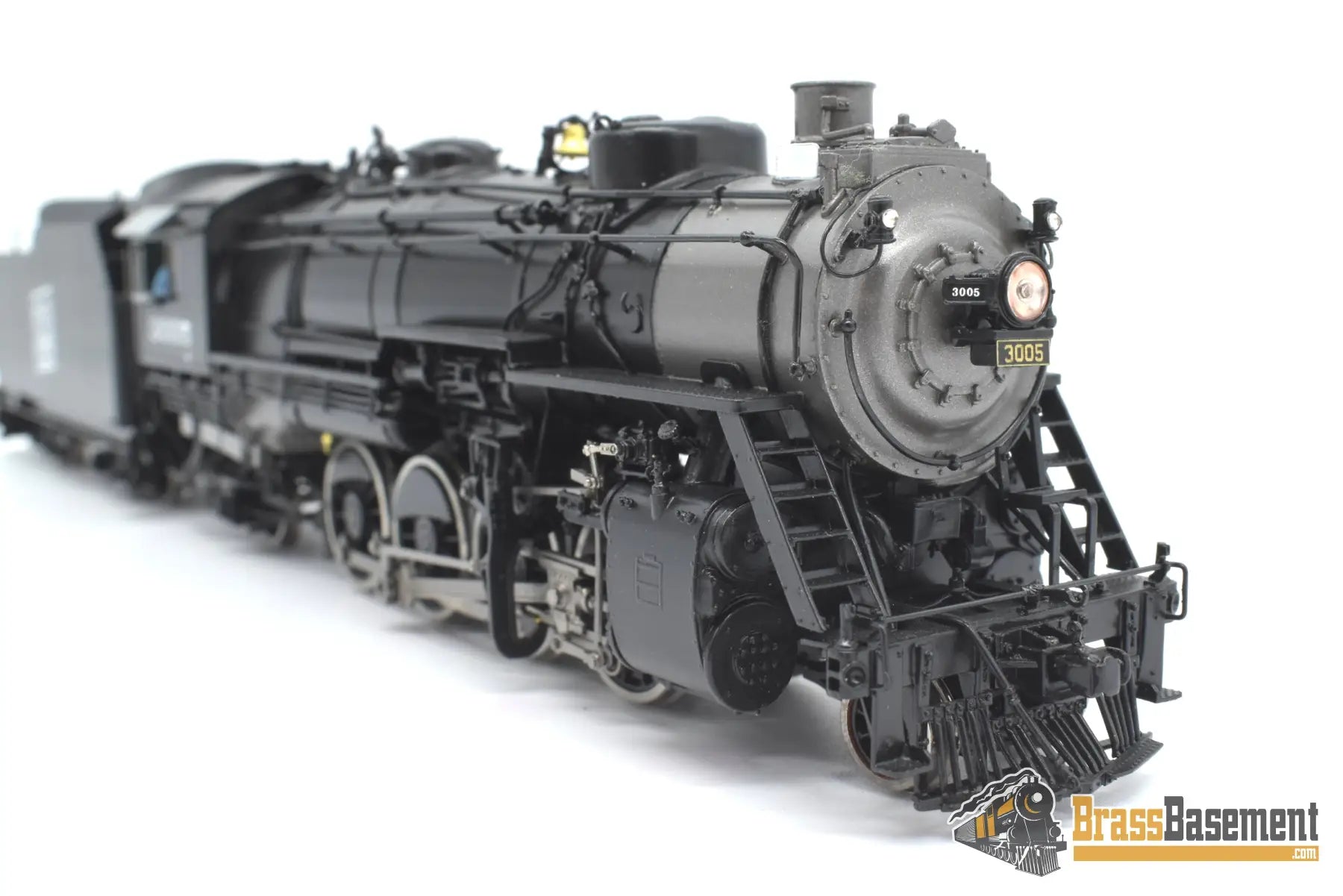 Ho Brass - Division Point Soo Line L - 20 #3005 2 - 8 - 2 Mikado Factory Paint Steam