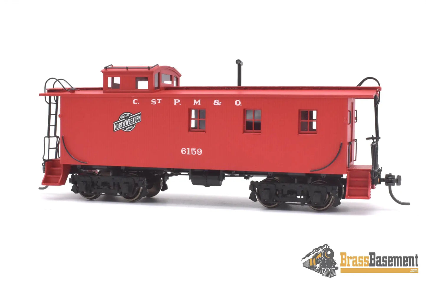Ho Brass - Dp-102A Division Point Chicago & Northwestern C&Nw Caboose #6159 Cstpm&O System