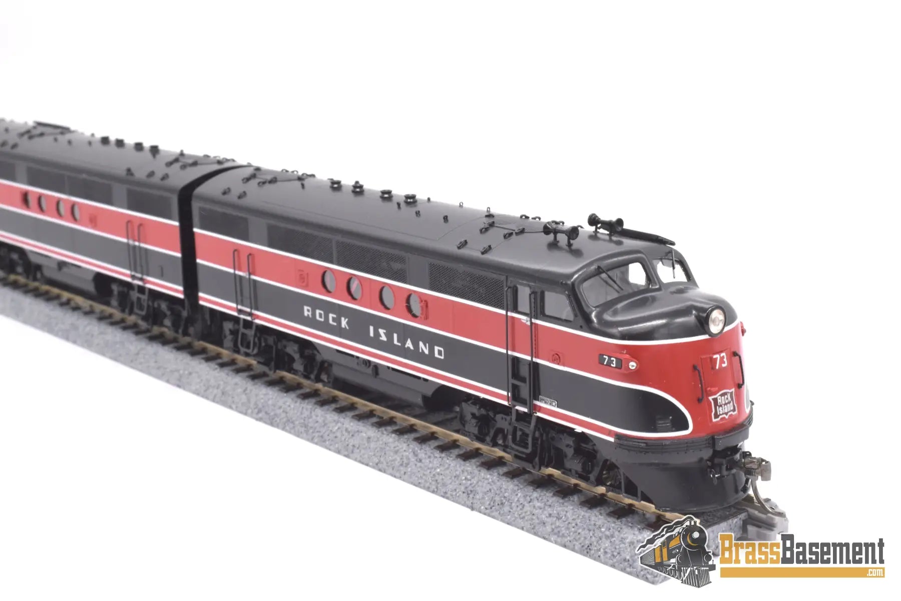 Ho Brass - Dp - 11 Division Point Rock Island Ri Ft Aba Set #73 Factory Paint Diesel