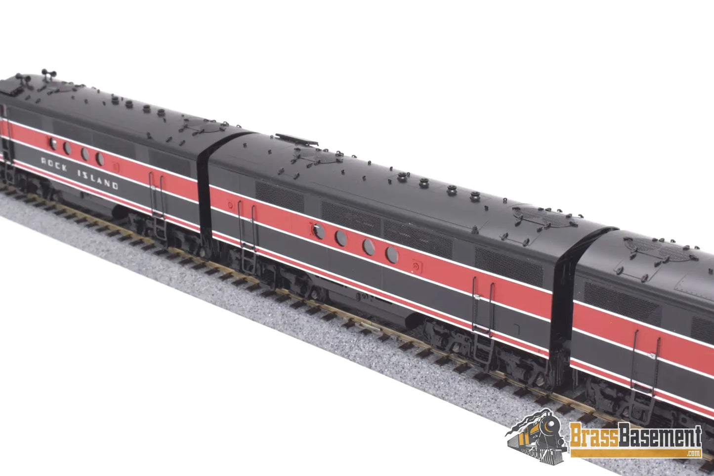Ho Brass - Dp - 11 Division Point Rock Island Ri Ft Aba Set #73 Factory Paint Diesel