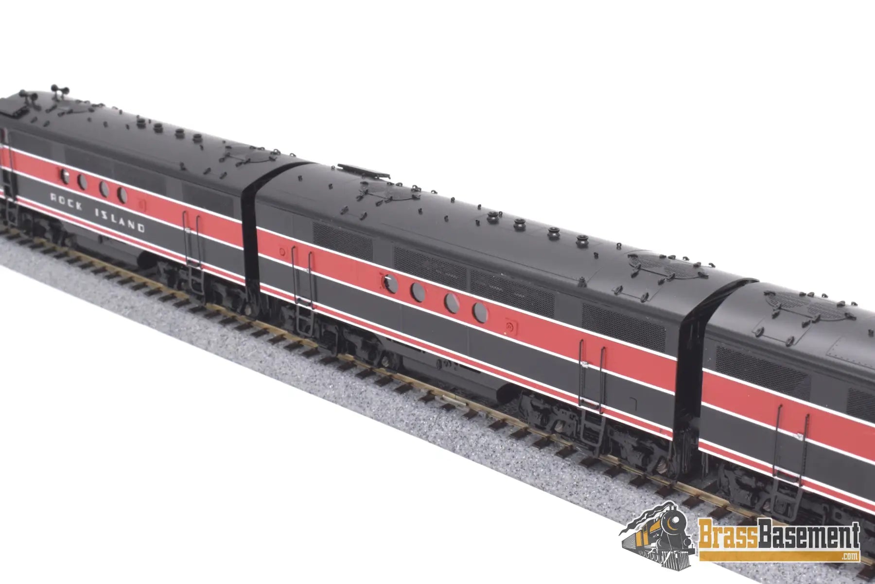 Ho Brass - Dp - 11 Division Point Rock Island Ri Ft Aba Set #73 Factory Paint Diesel