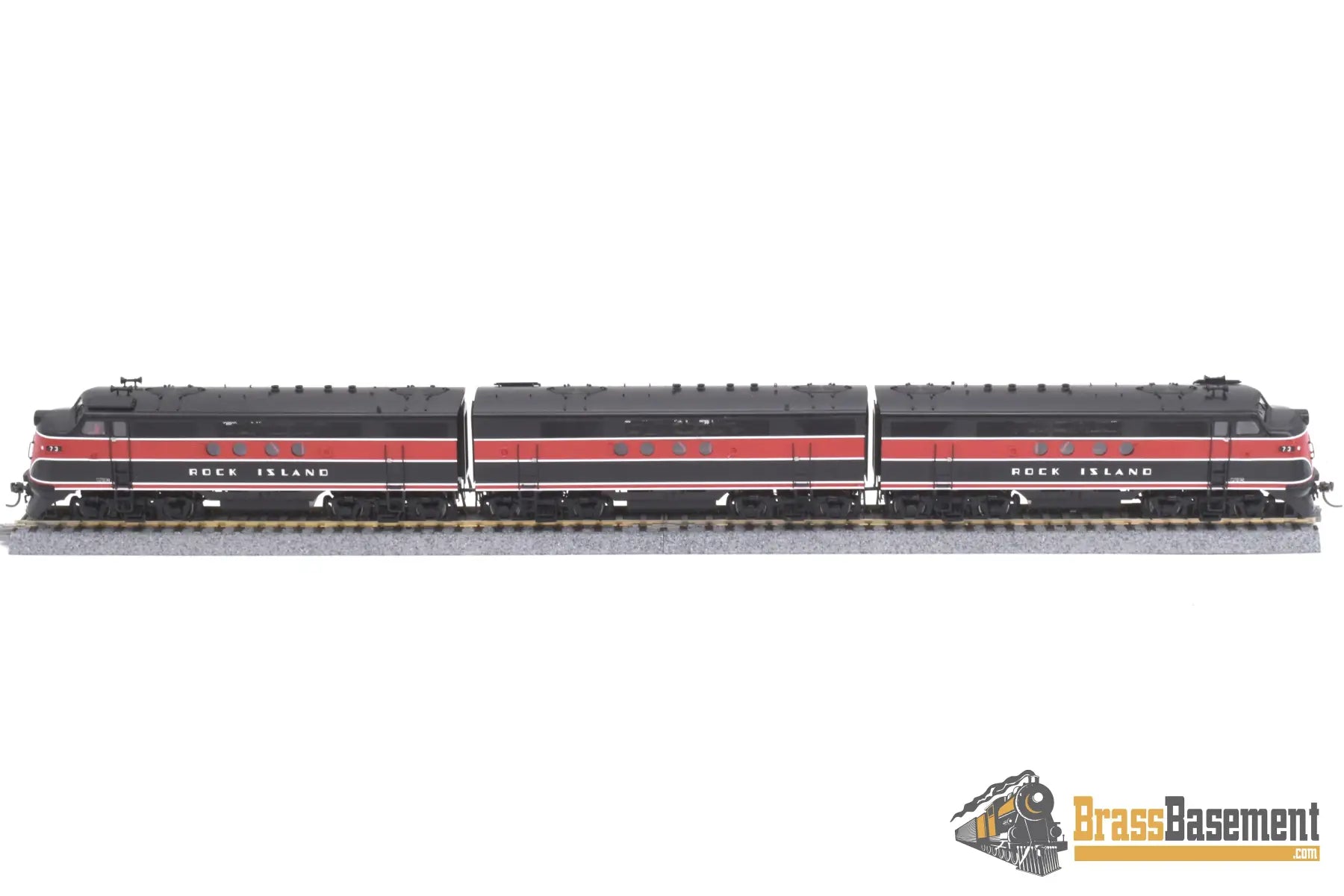 Ho Brass - Dp - 11 Division Point Rock Island Ri Ft Aba Set #73 Factory Paint Diesel