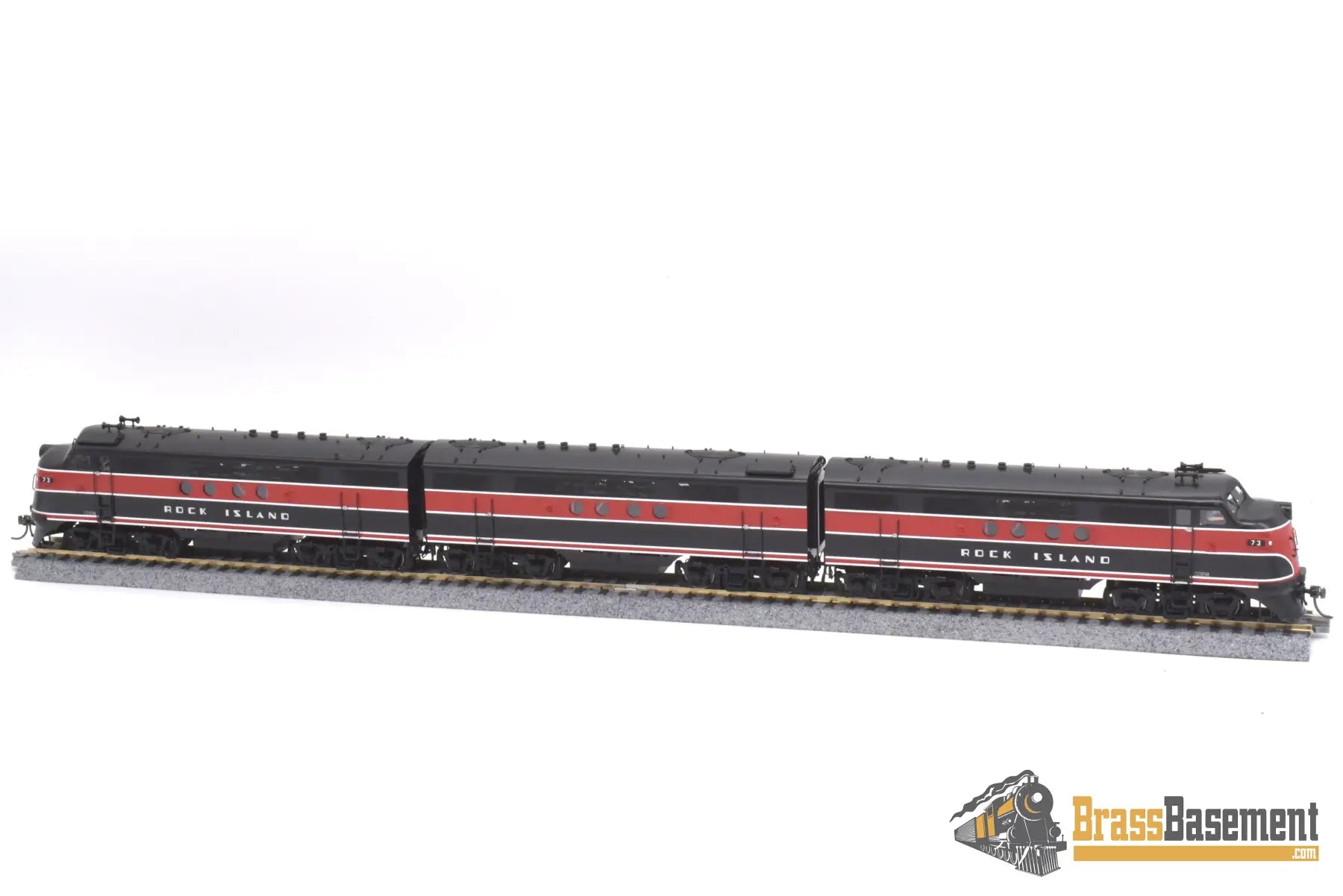 Ho Brass - Dp - 11 Division Point Rock Island Ri Ft Aba Set #73 Factory Paint Diesel