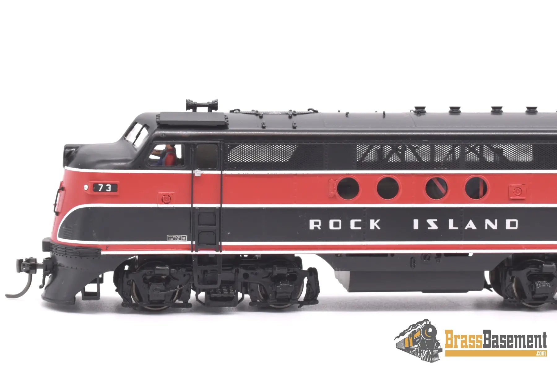 Ho Brass - Dp - 11 Division Point Rock Island Ri Ft Aba Set #73 Factory Paint Diesel