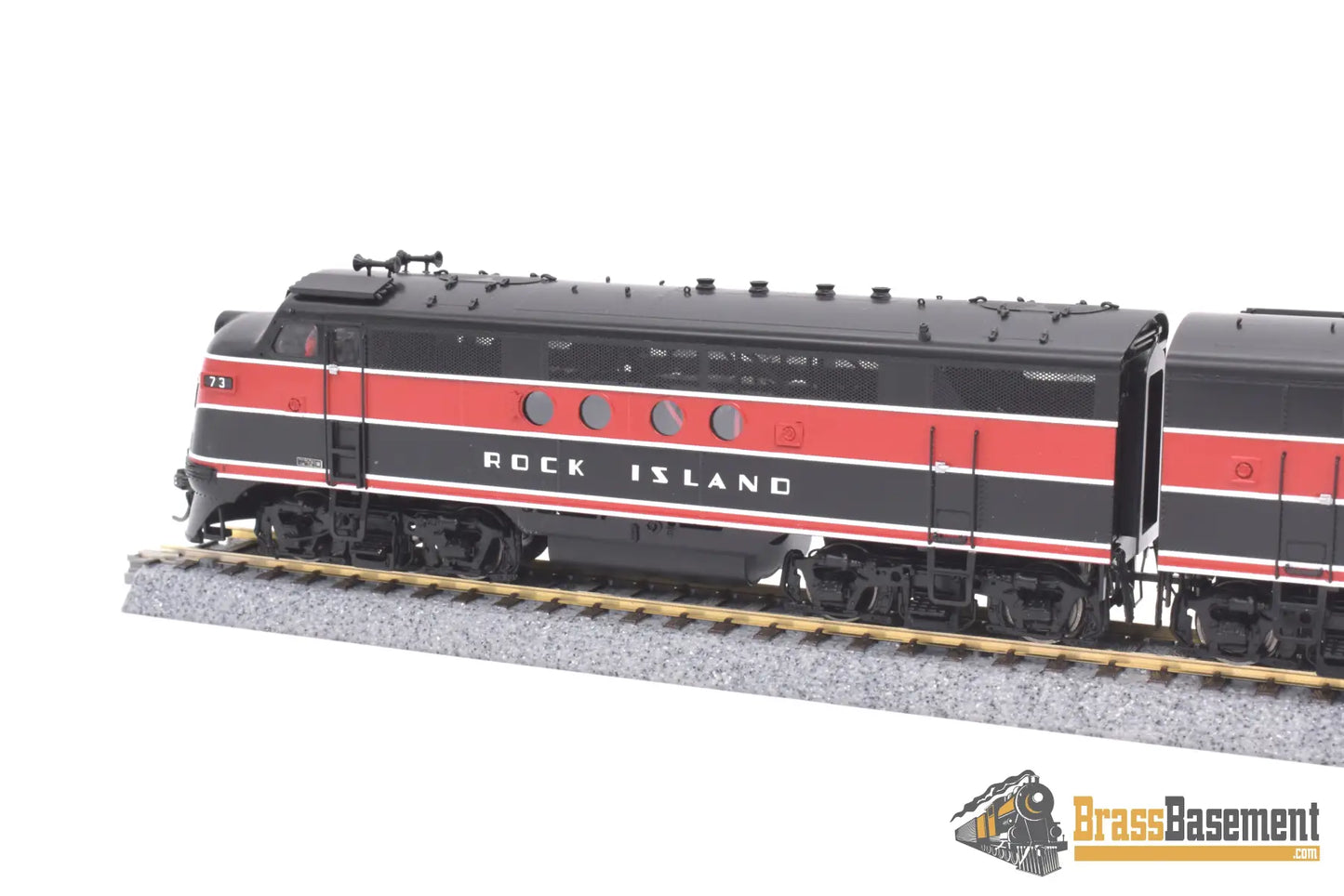 Ho Brass - Dp - 11 Division Point Rock Island Ri Ft Aba Set #73 Factory Paint Diesel